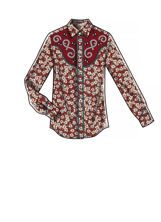 M7980 Misses' and Men's Shirts (size: XL-XXL-XXXL) - Image 9