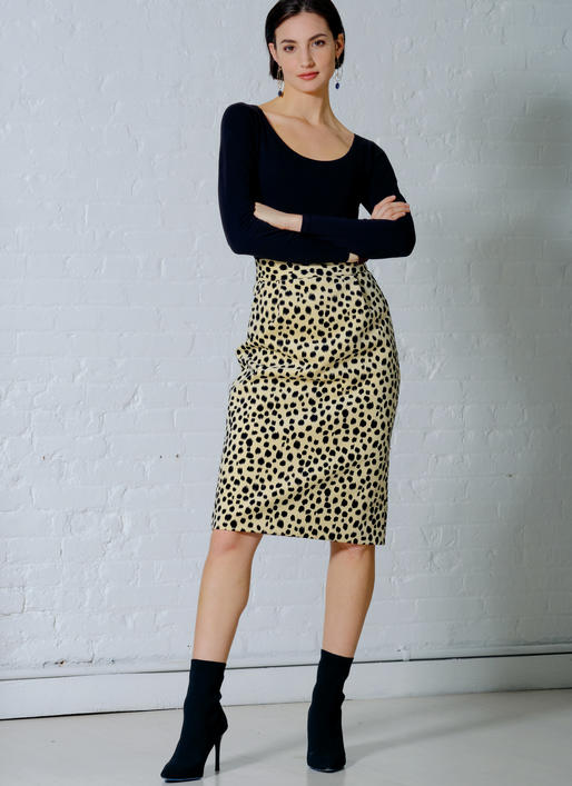 M8004 Misses' Skirt and Belt (size: 14-16-18-20-22) - Image 4
