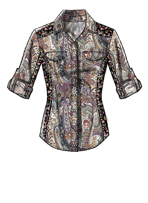 M8027 Misses' Tops (size: 14-16-18-20-22) - Image 5