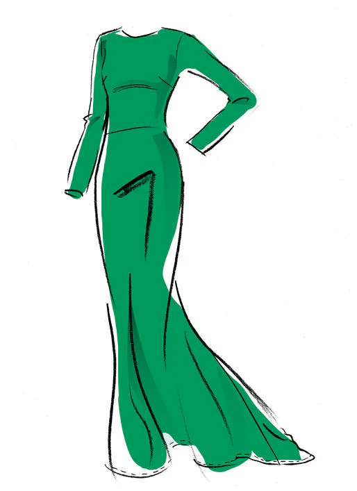 M8038 #LunaMcCalls - Misses' & Women's Special Occasion Dresses (size: 18W-20W-22W-24W) - Image 9