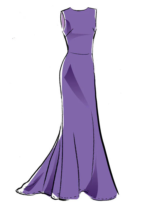 M8038 #LunaMcCalls - Misses' & Women's Special Occasion Dresses - Image 8