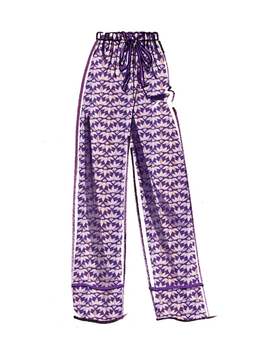M8056 #IrisMcCalls - Misses' Robe, Belt, Tops, Shorts and Pants (size: 8-10-12-14-16) - Image 4