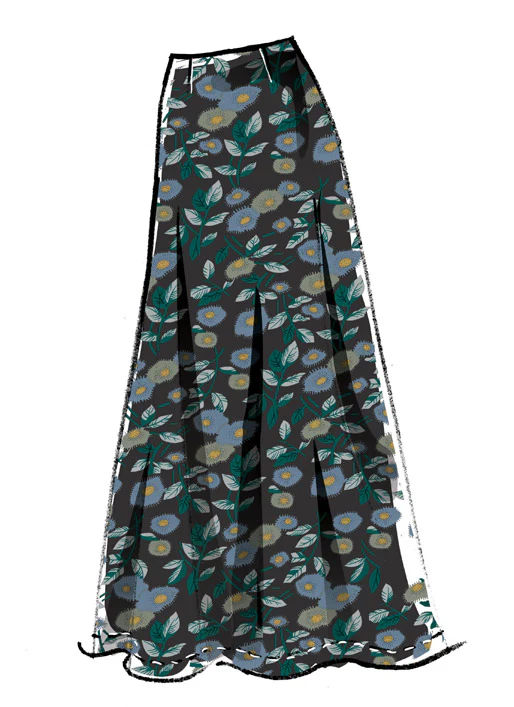 M8068 #JillMcCalls - Misses' Skirts in Three Lengths (size: L-XL-XXL) - Image 4