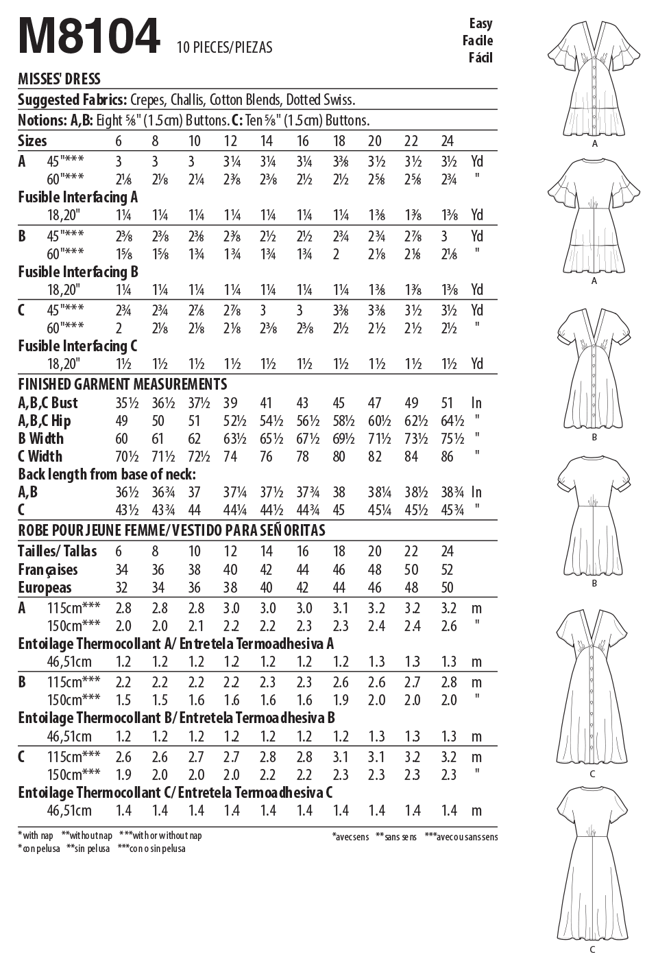 M8104 #DawnMcCalls - Misses' Dresses - Image 7