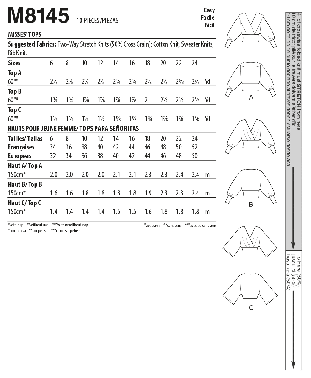 M8145 #BeverleyMcCalls - Misses' Tops (Size: 16-18-20-22-24) - Image 7