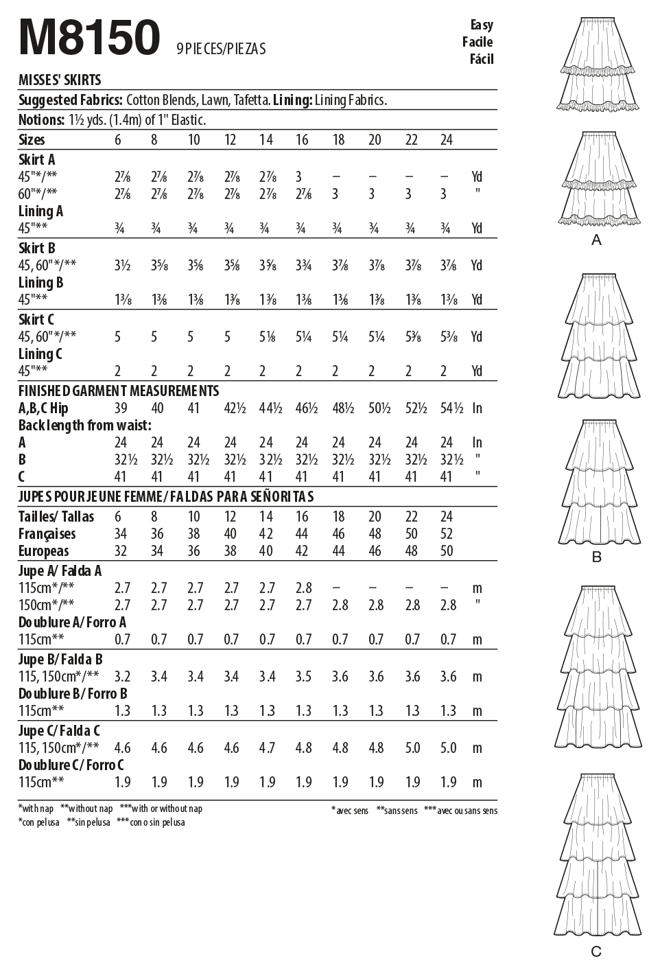 M8150 #TillaryMcCalls - Misses' Skirts (Size: 16-18-20-22-24) - Image 6