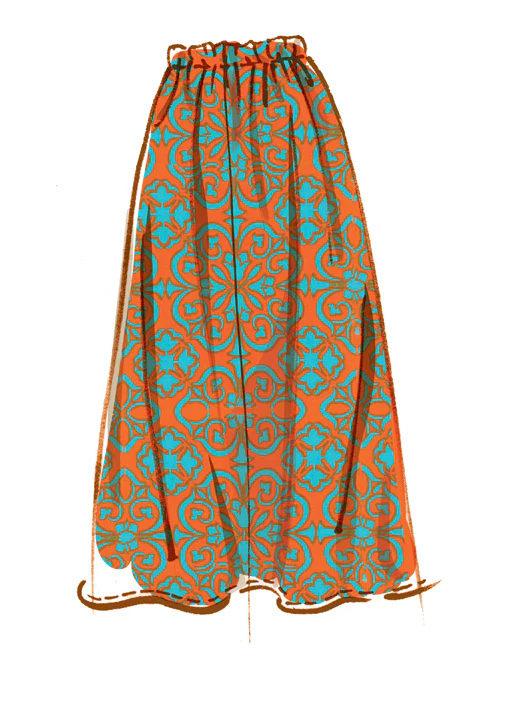 M8159 #CherylMcCalls - Women's Side Slit Shirt, Top, Skirt & Pants (Size: 26W-28W-30W-32W) - Image 5