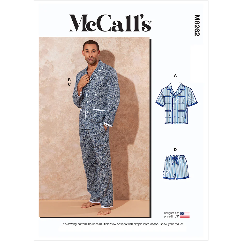 M8262 Men's Pajamas (X-XXL-XXXL)