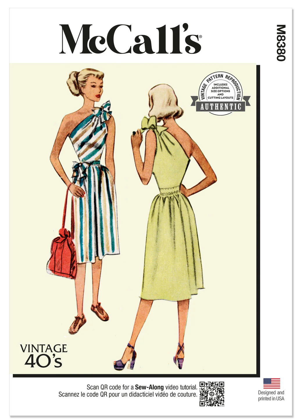 M8380 Misses' Dress (16-18-20-22-24)