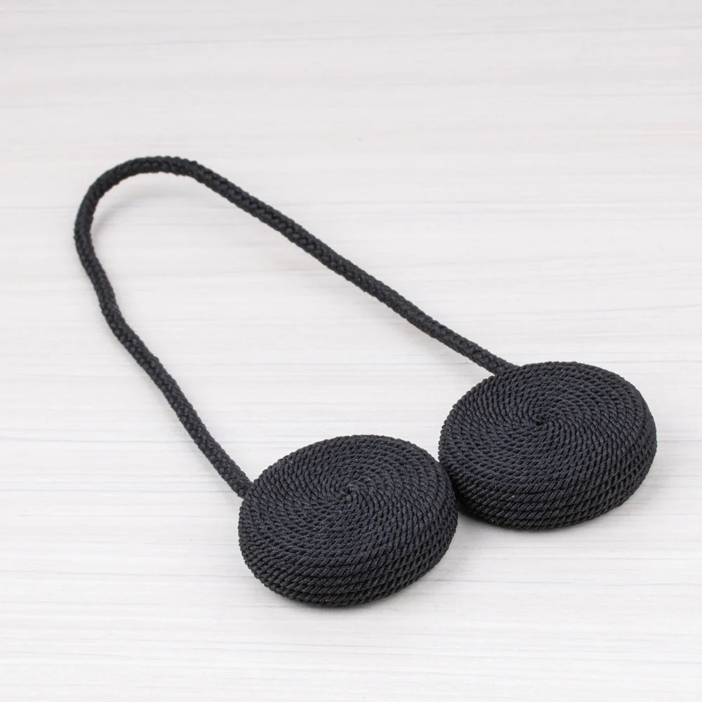 Magnetic Tie back 13 po (35 cm) Black