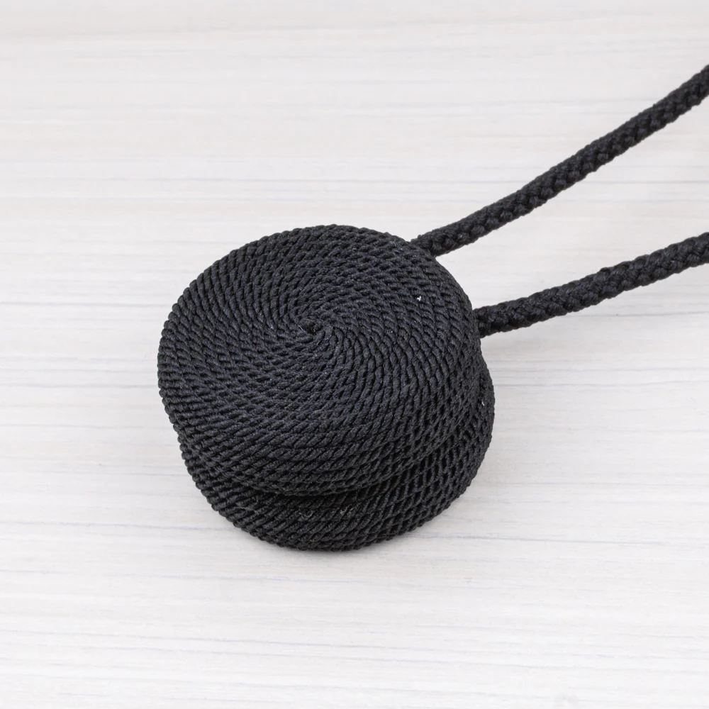 Magnetic Tie back 13 po (35 cm) Black - Image 2