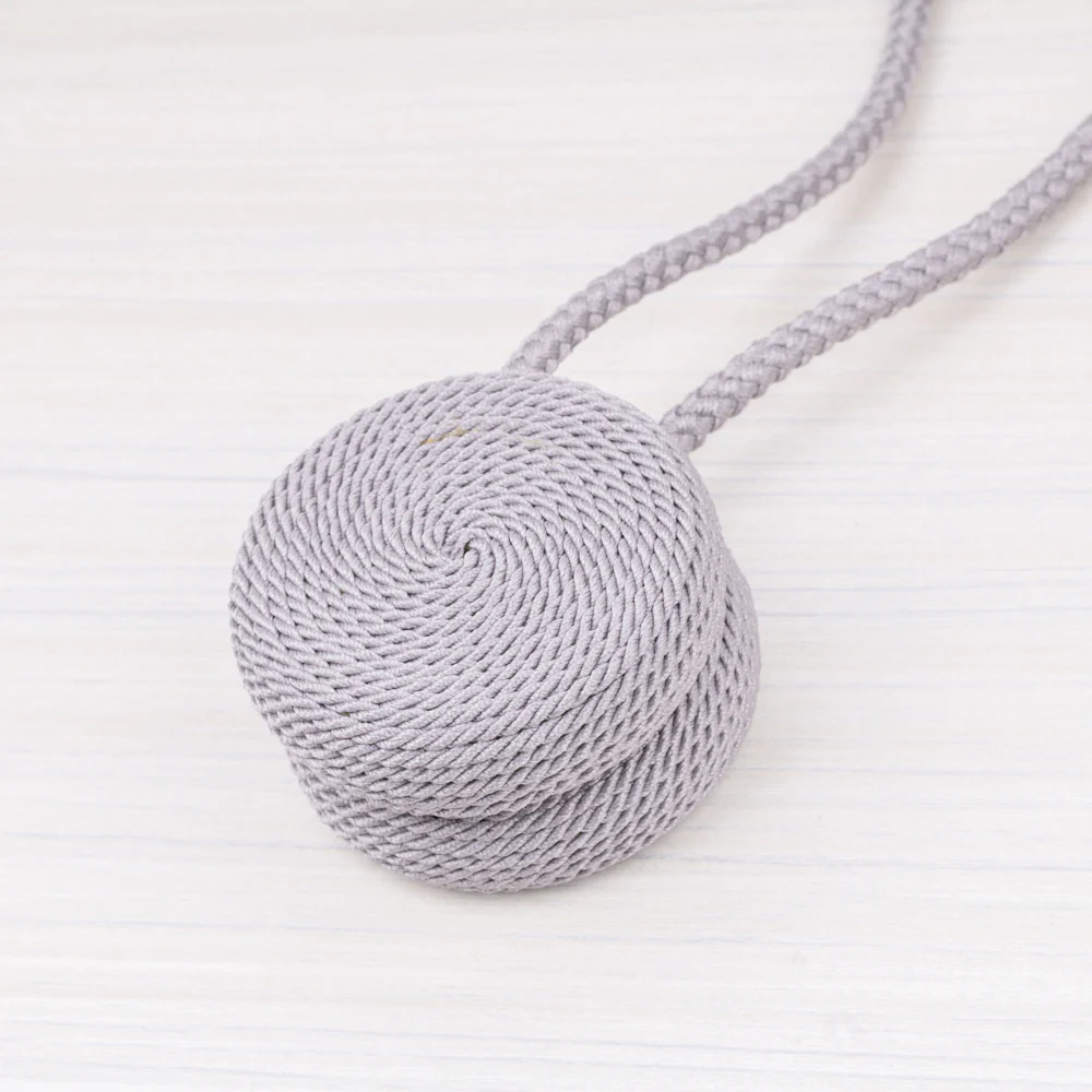 Magnetic Tie back 13 po (35 cm) Grey - Image 2