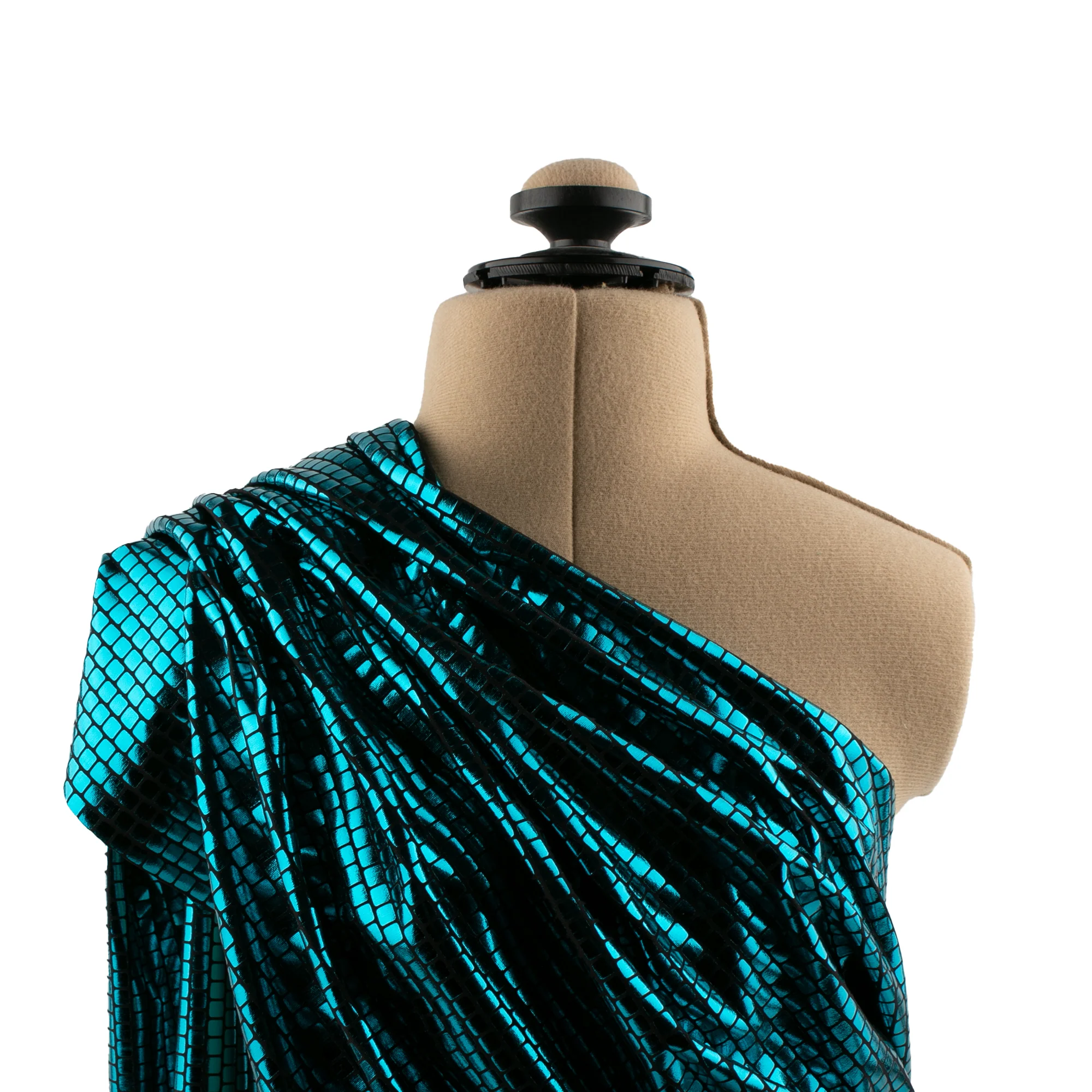 MARDI GRAS - Costuming Fabric - Box - Turquoise - Image 6