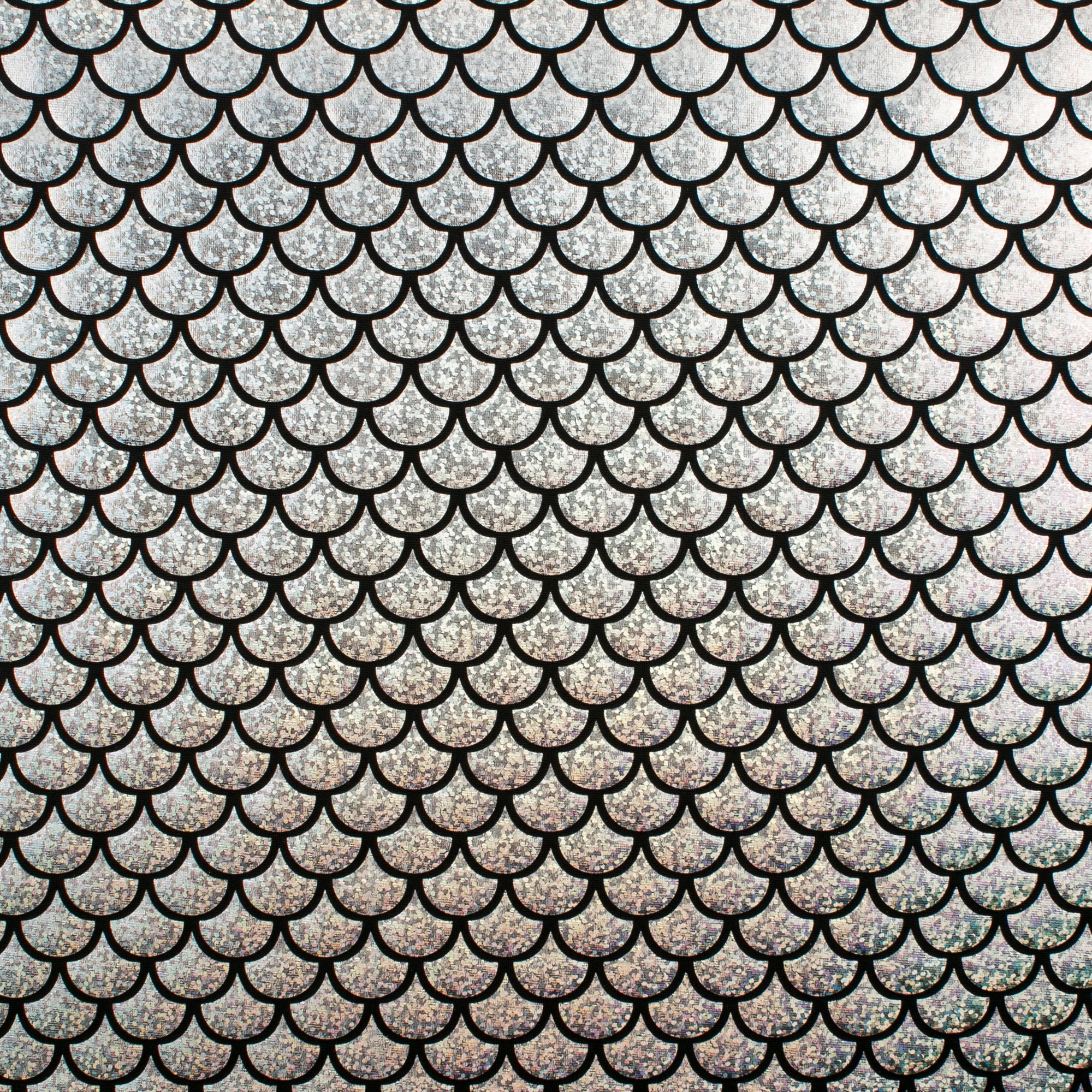 MARDI GRAS - Costuming Fabric - Scale - Silver