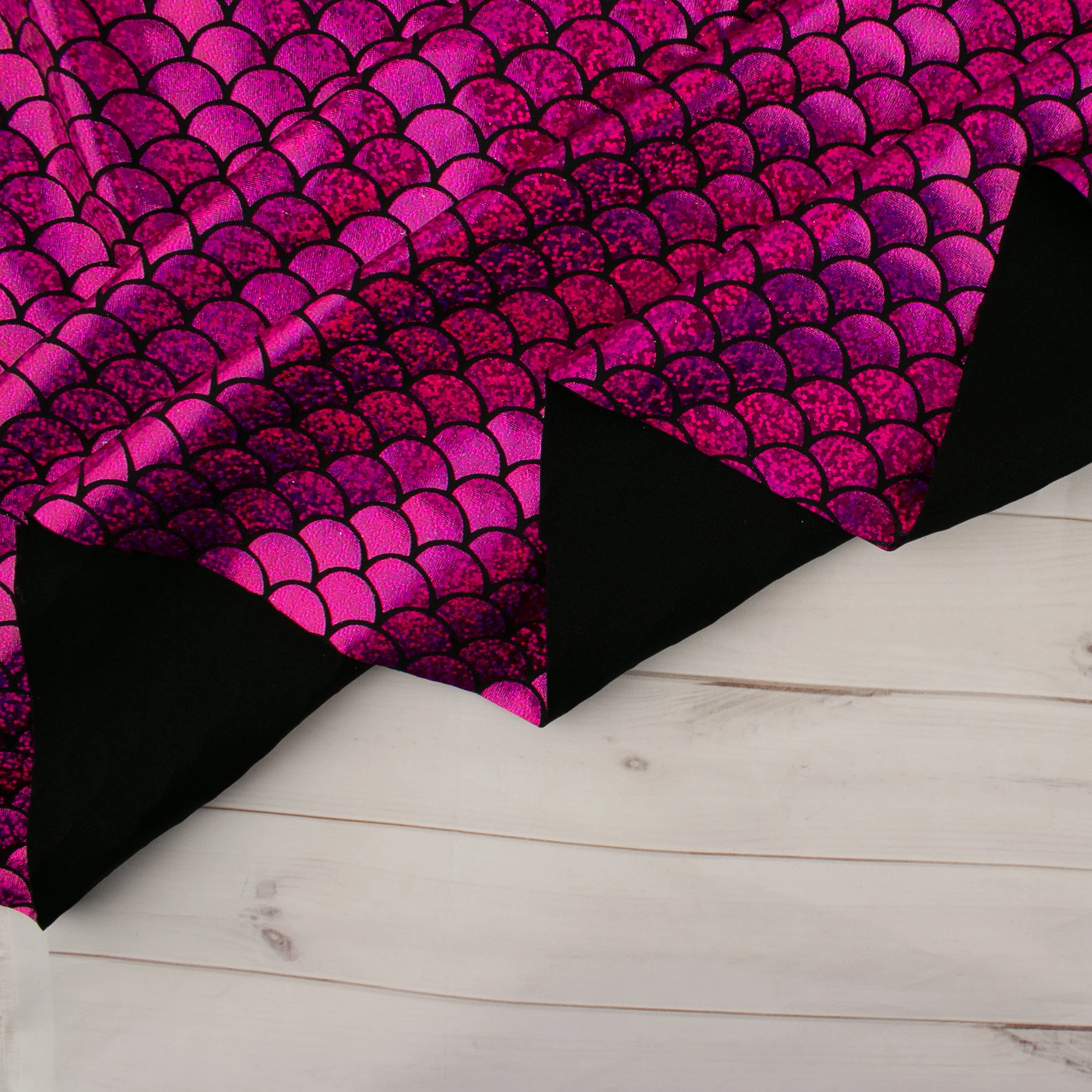 MARDI GRAS - Costuming Fabric - Scales - Pink - Image 5