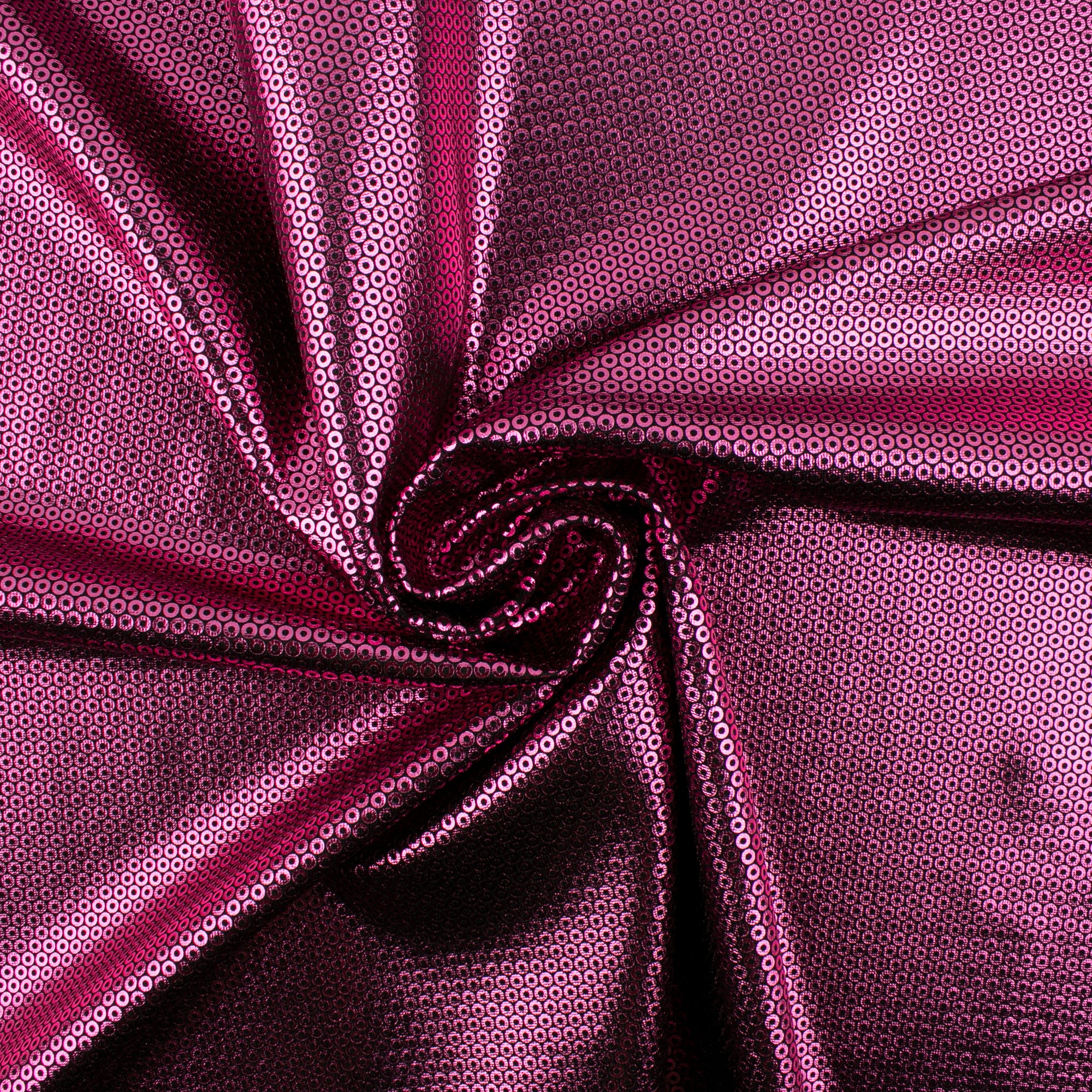 MARDI GRAS - Costuming Fabric - Solid - Magenta - Image 2