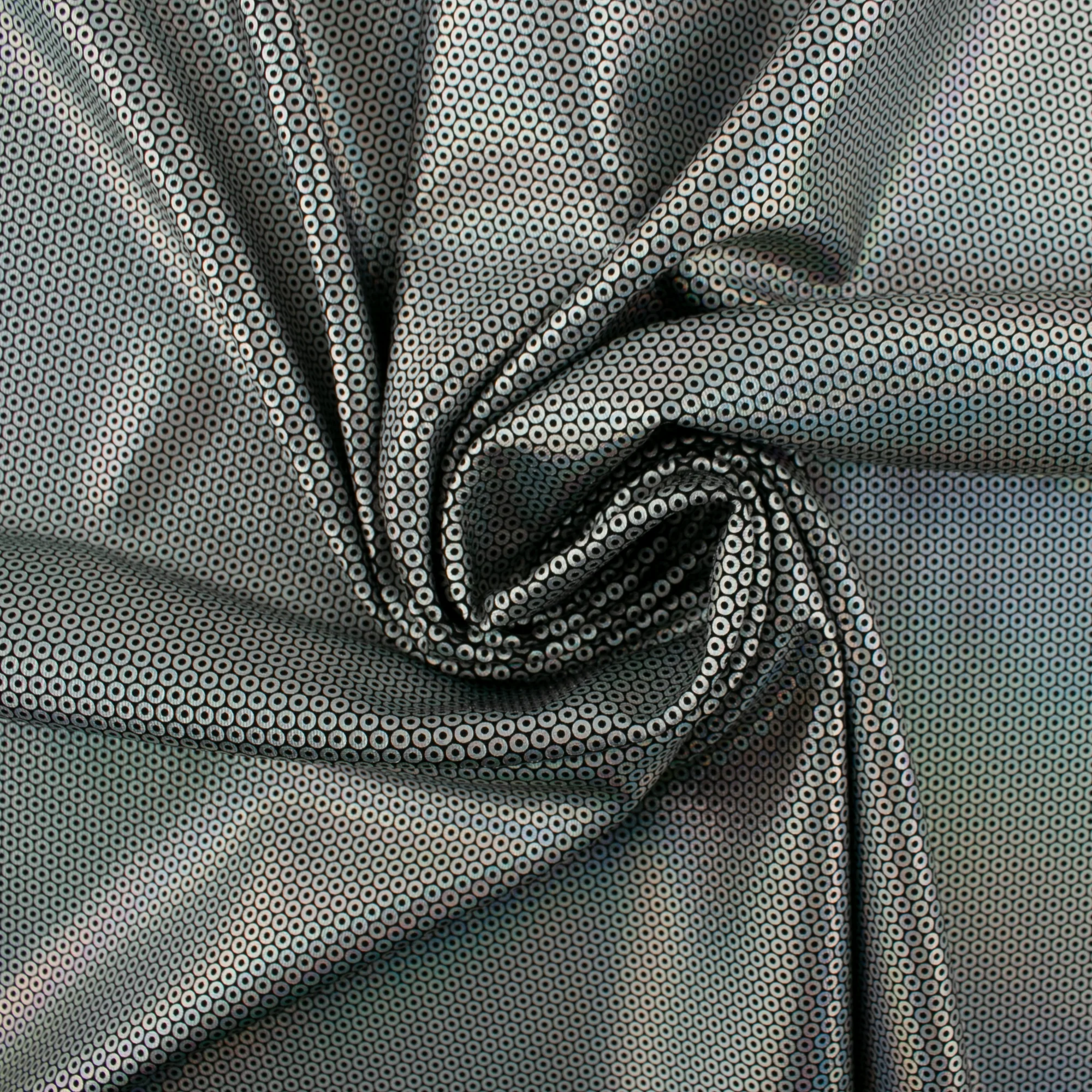 MARDI GRAS - Costuming Fabric - Solid - Silver - Image 2