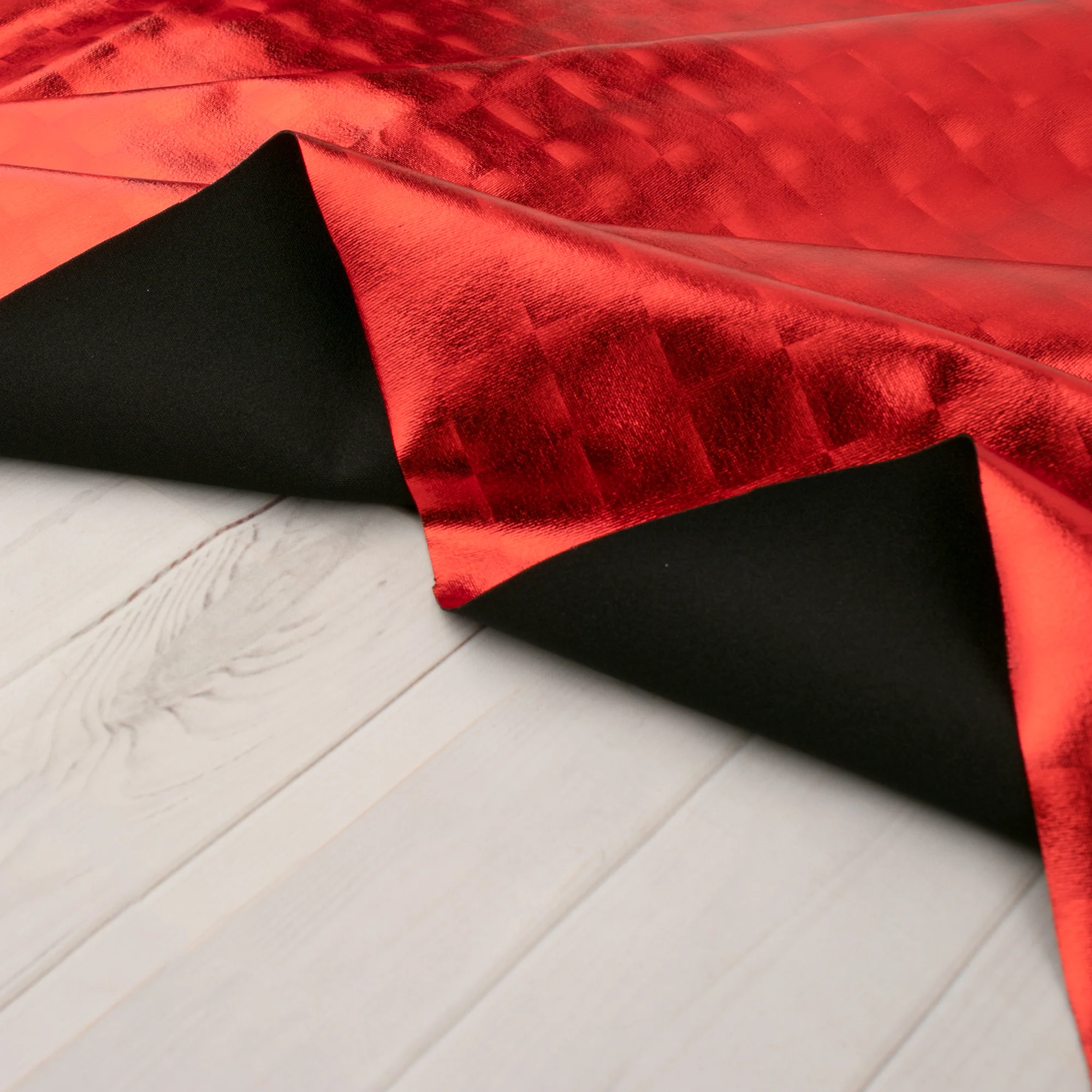 MARDI GRAS - Costuming Fabric - Squares - Red - Image 5