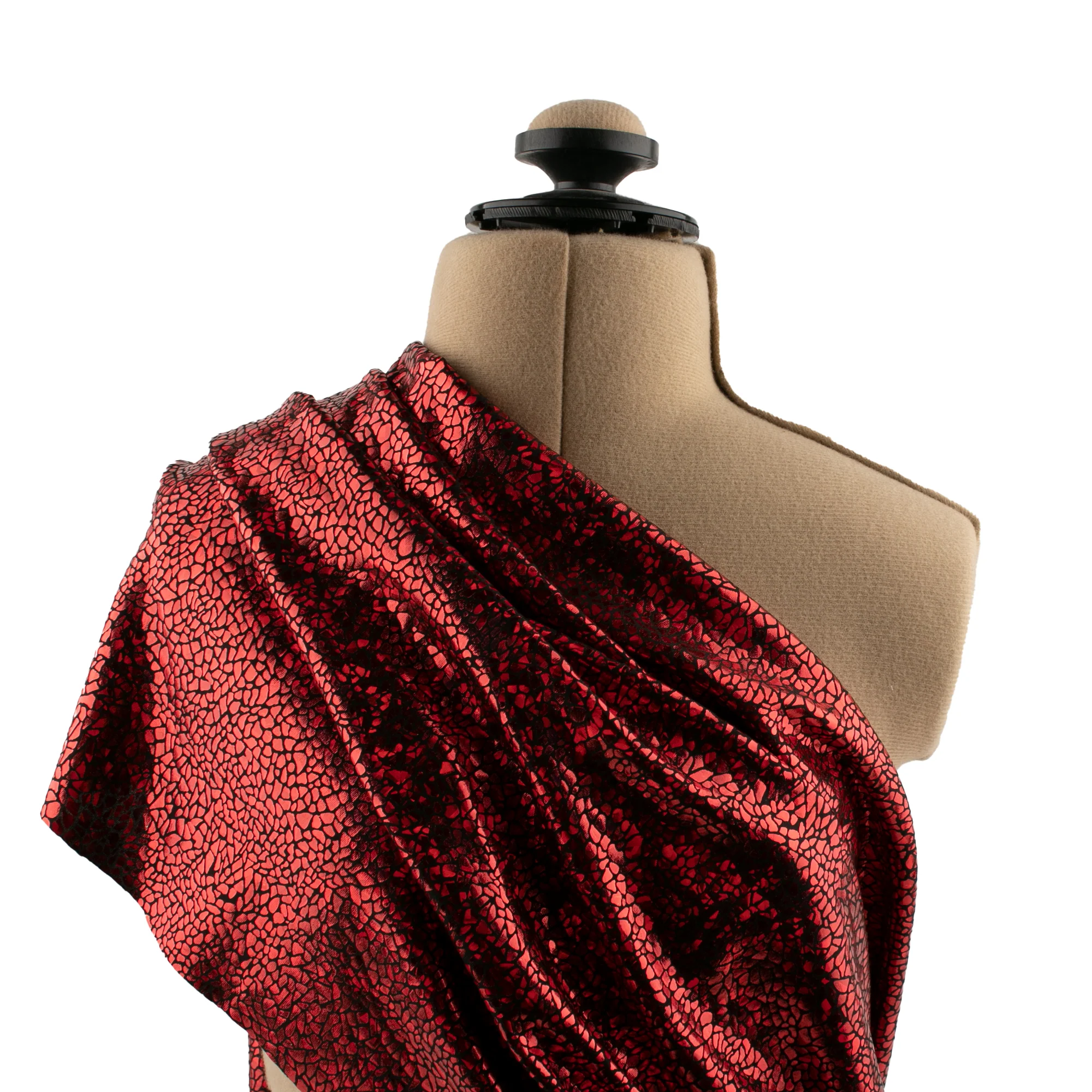 MARDI GRAS - Costuming Fabric - Stone - Red - Image 6
