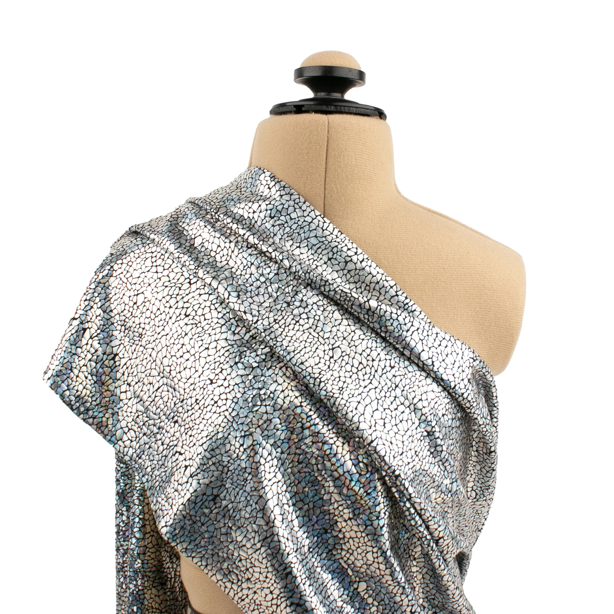 MARDI GRAS - Costuming Fabric - Stone - Silver - Image 5