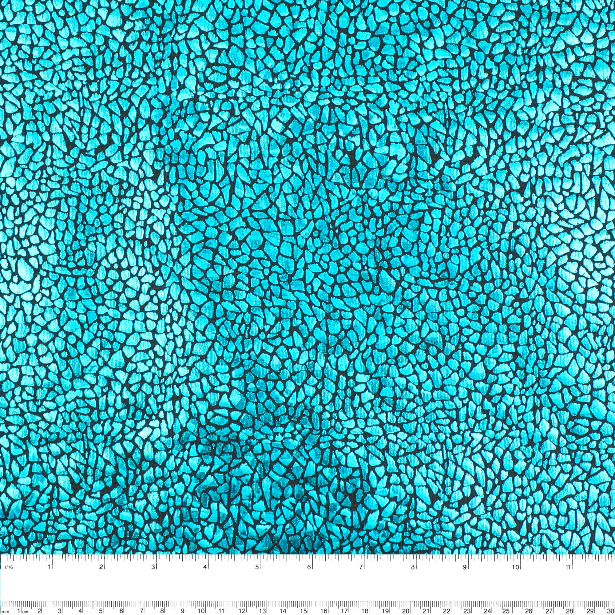 MARDI GRAS - Costuming Fabric - Stone - Turquoise - Image 3