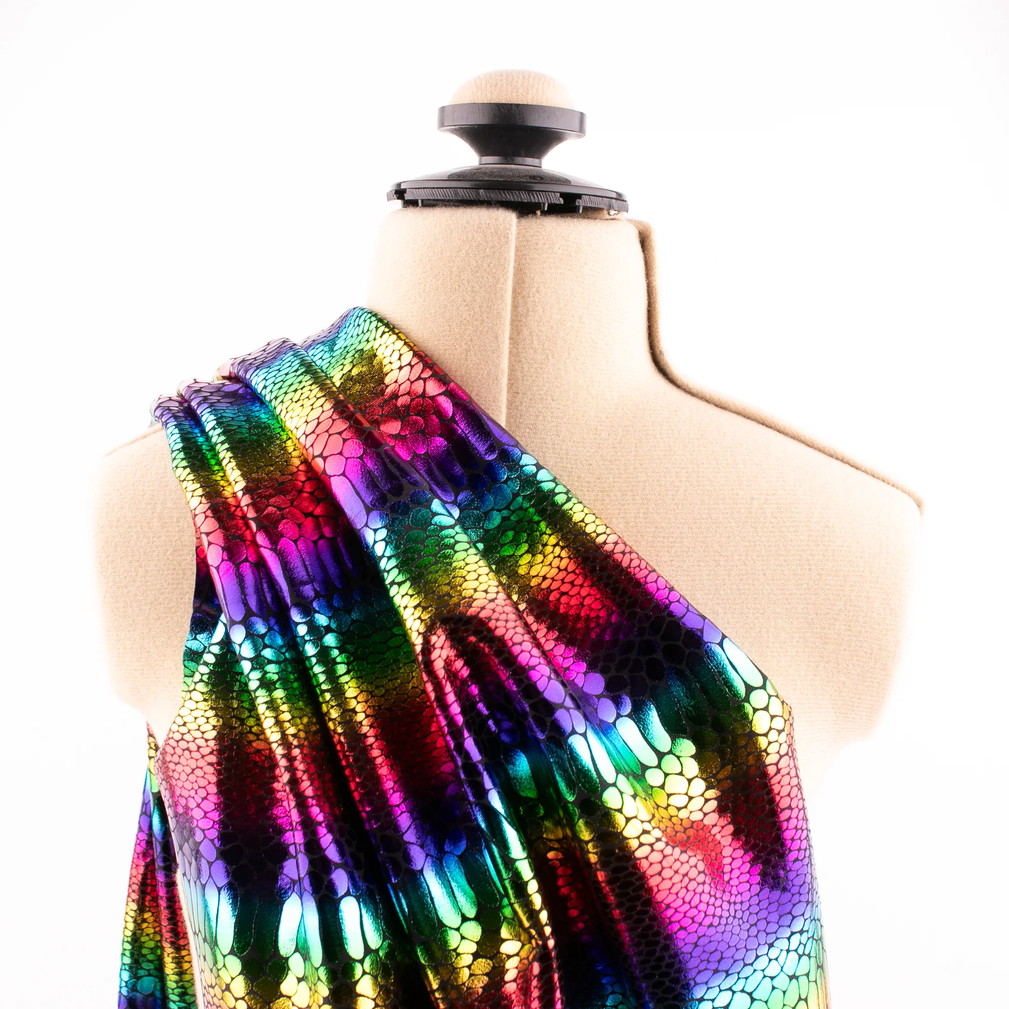 MARDI GRAS - Costuming Fabric - Stripes scale - Multicolor - Image 6
