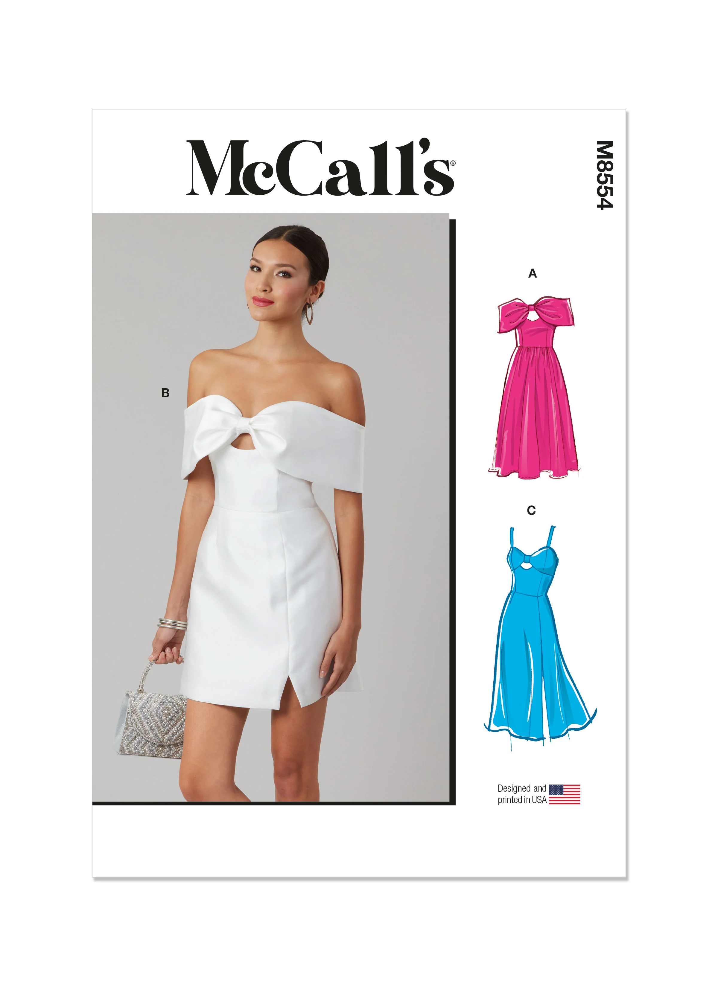 McCall's - M8554 MISSES' DRESSES