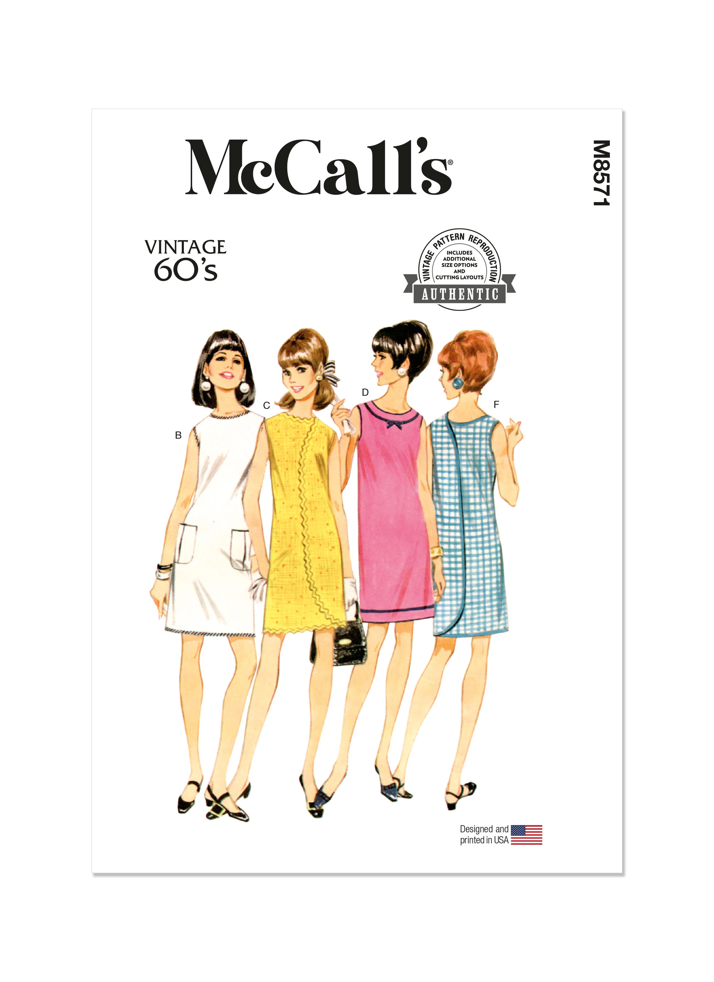McCall's - M8571 Misses' Wrap- A- Rounder Dress in Six Versions