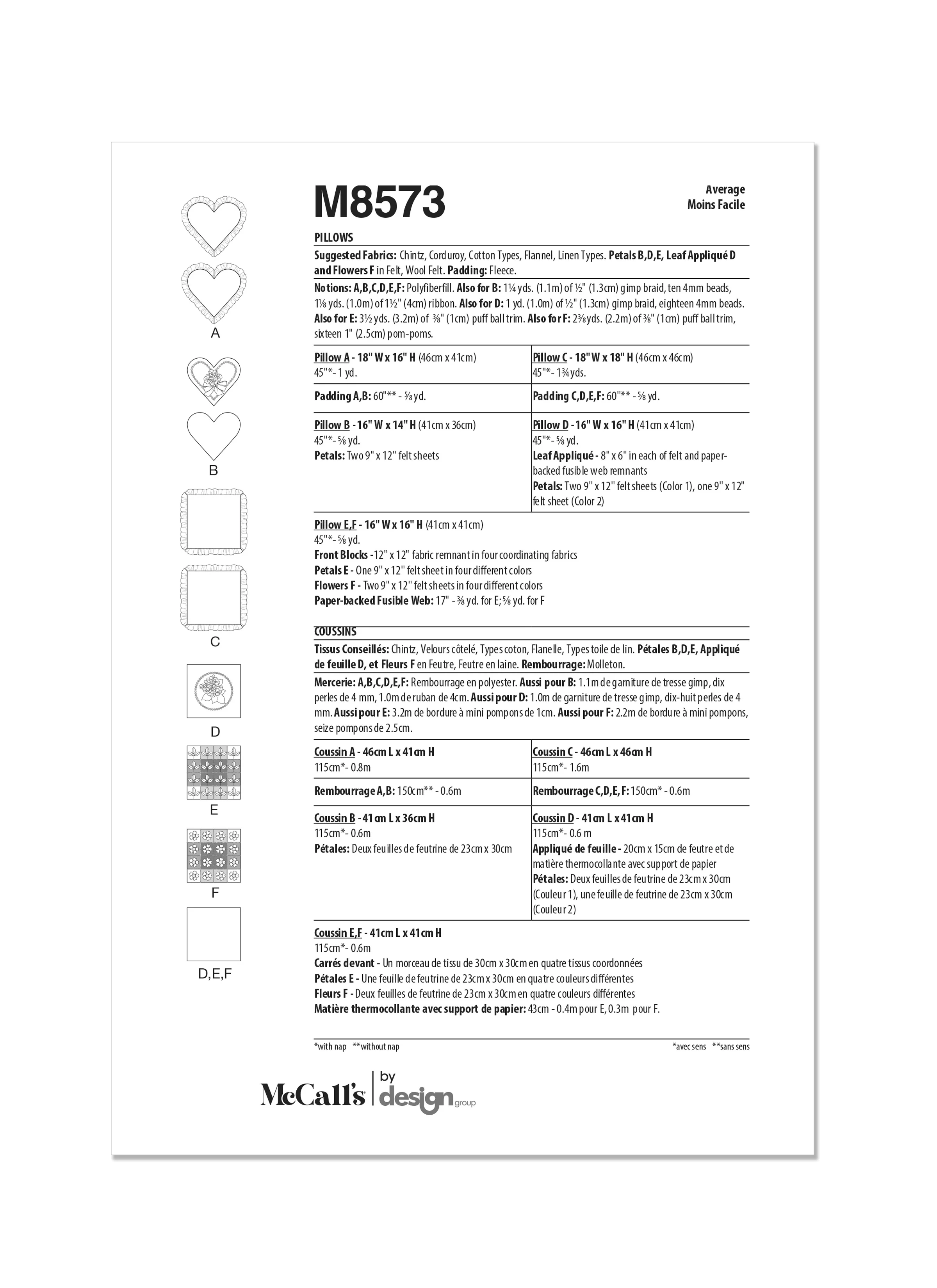 McCall's - M8573 PILLOWS - Image 2