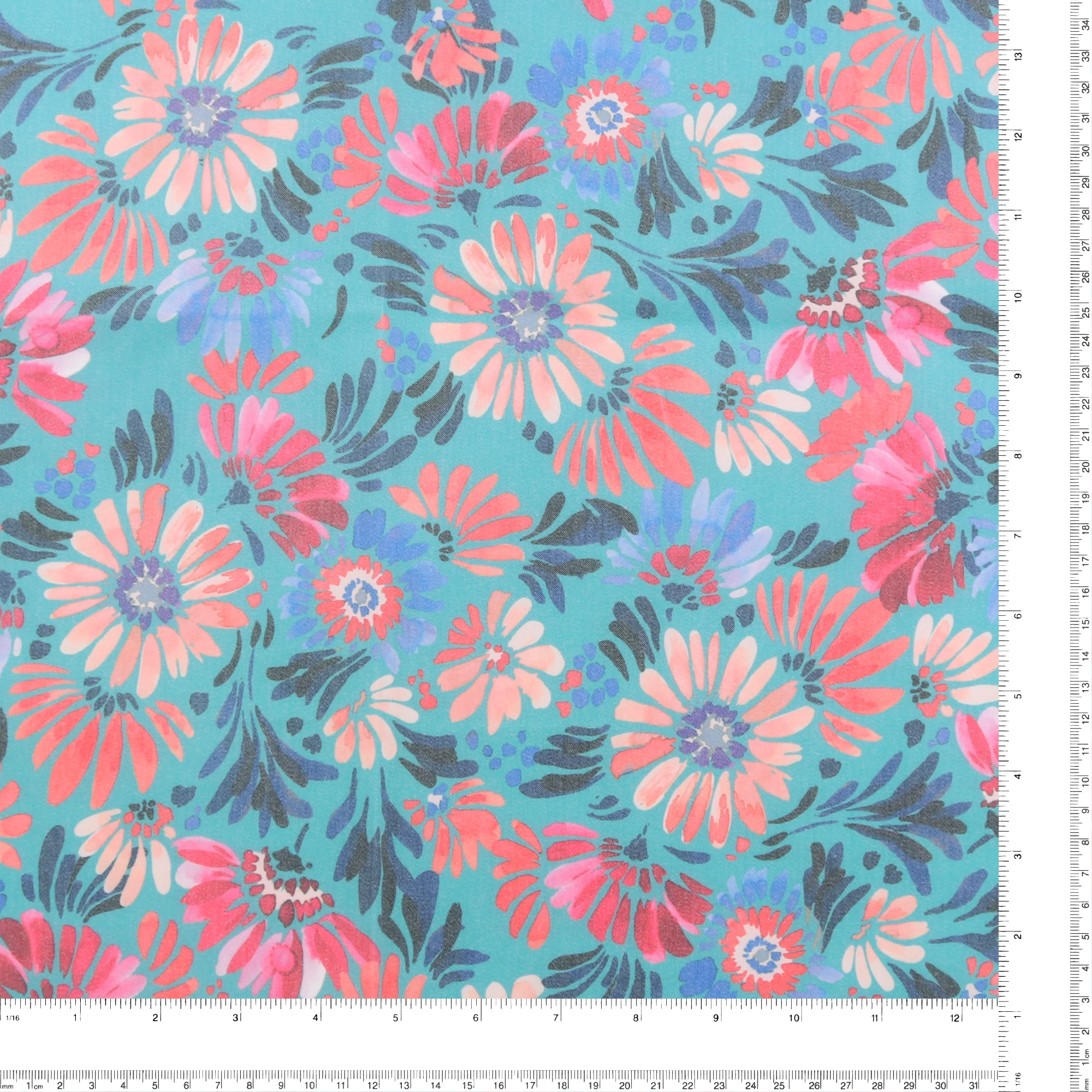 Medium Weight Twill - ALAMO - 004 - Teal - Image 3