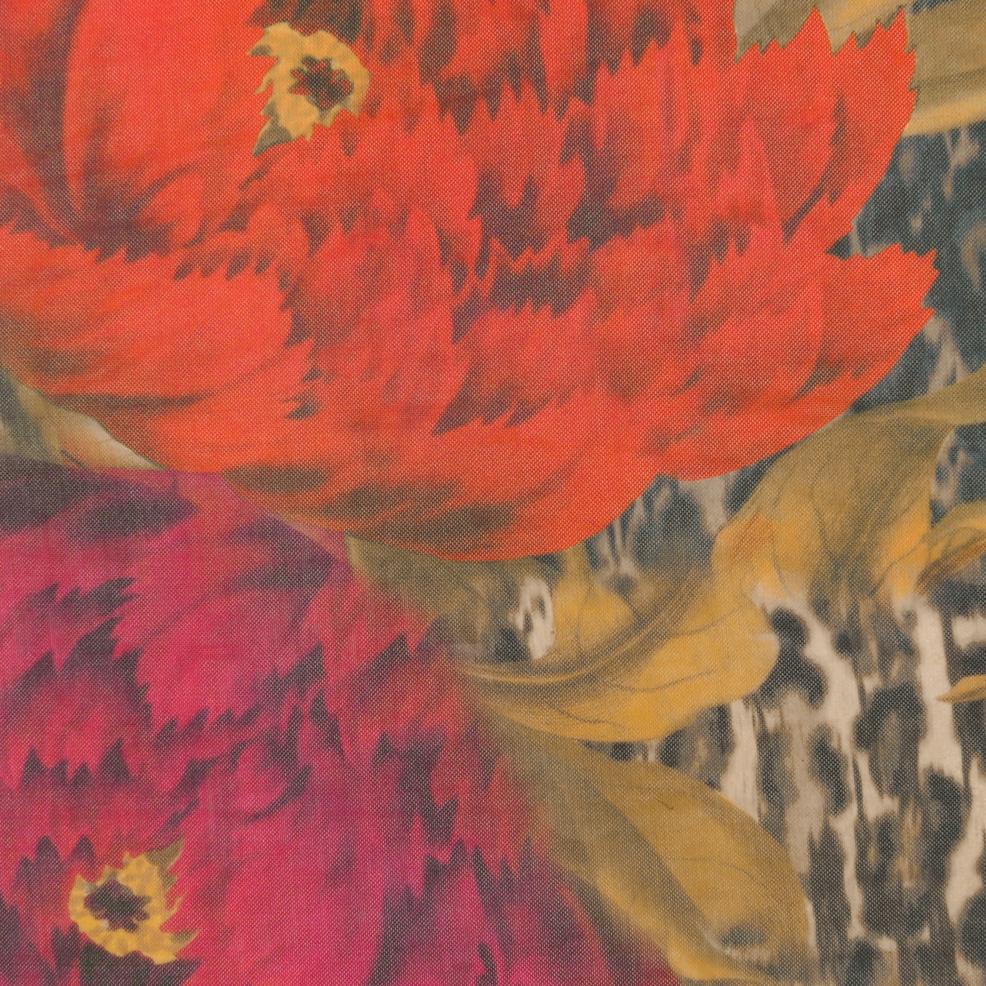 Mesh Print - ARIELLE - 002 - Red