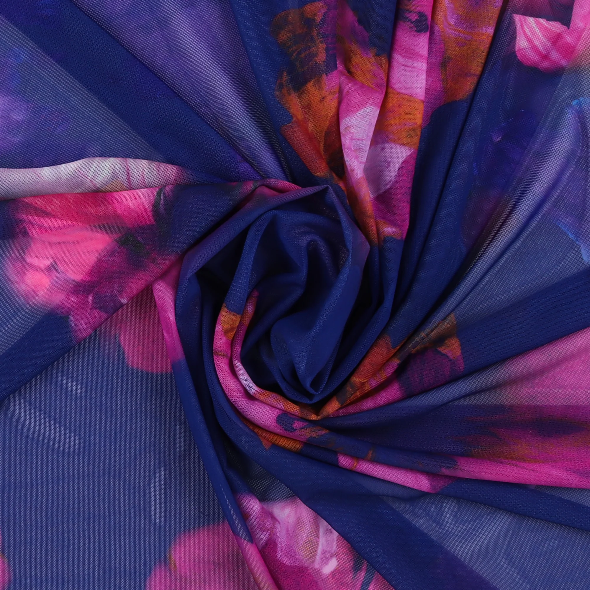 Mesh Print - ARIELLE - 004 - Dark Purple - Image 2