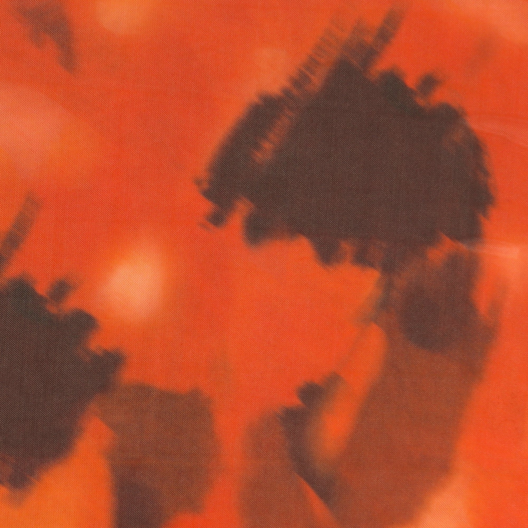Mesh Print - AUTUMN EMBERS - 001 - Orange