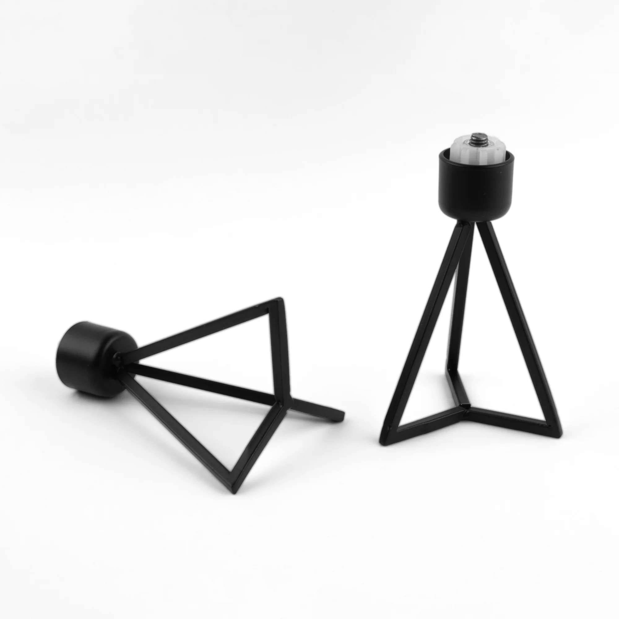 Metal finial for 19mm rod - Blaze - Black