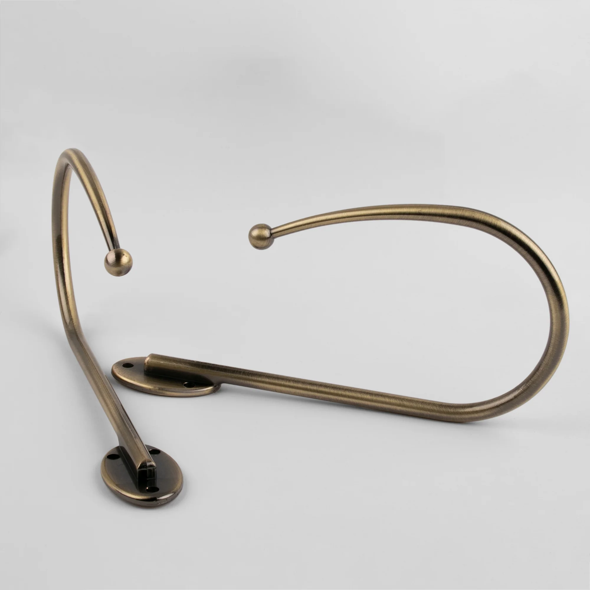 Metal Holdback - Simon - Antique Brass