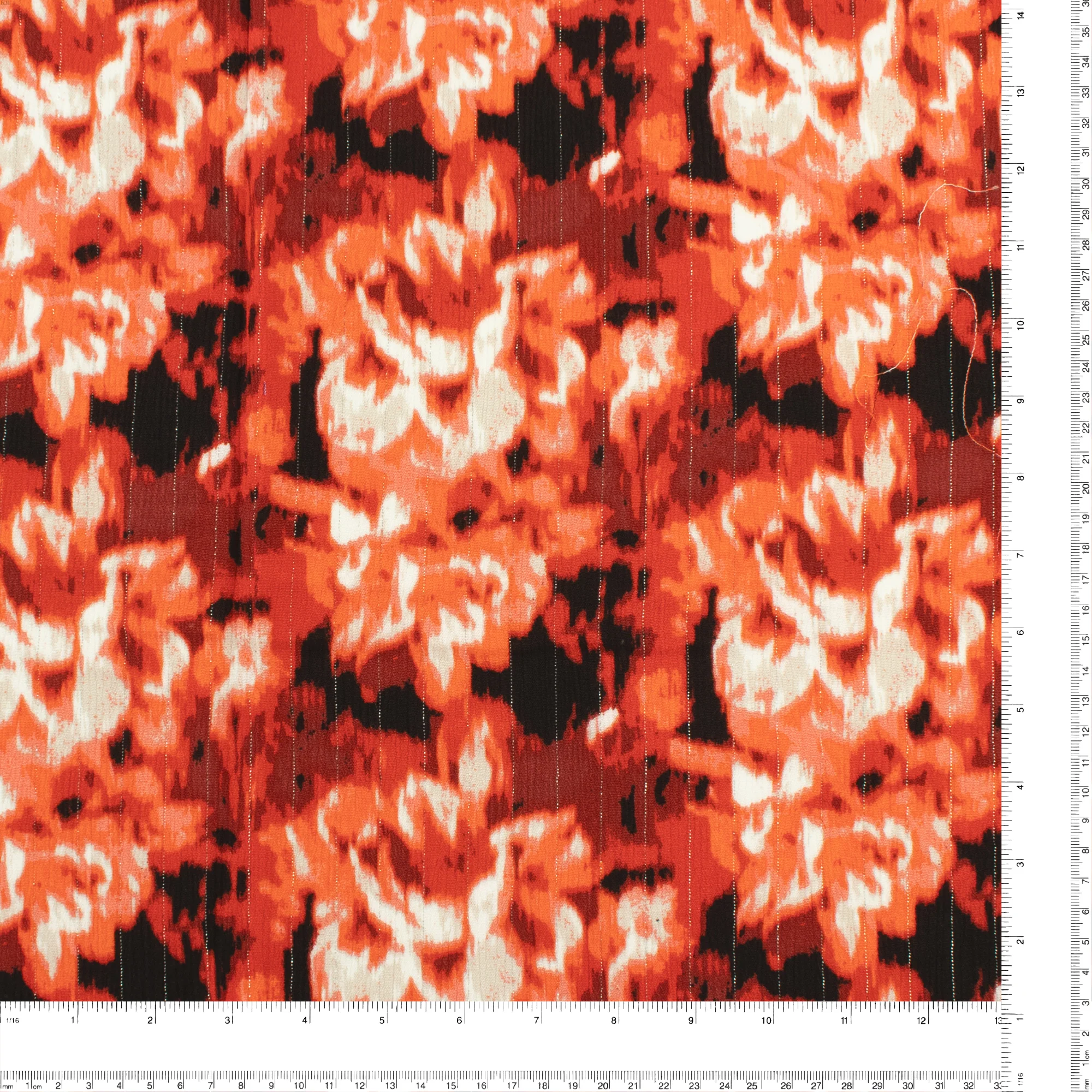 Metalic Crinkled Stripe - PANDORA - 001 - Red - Image 3
