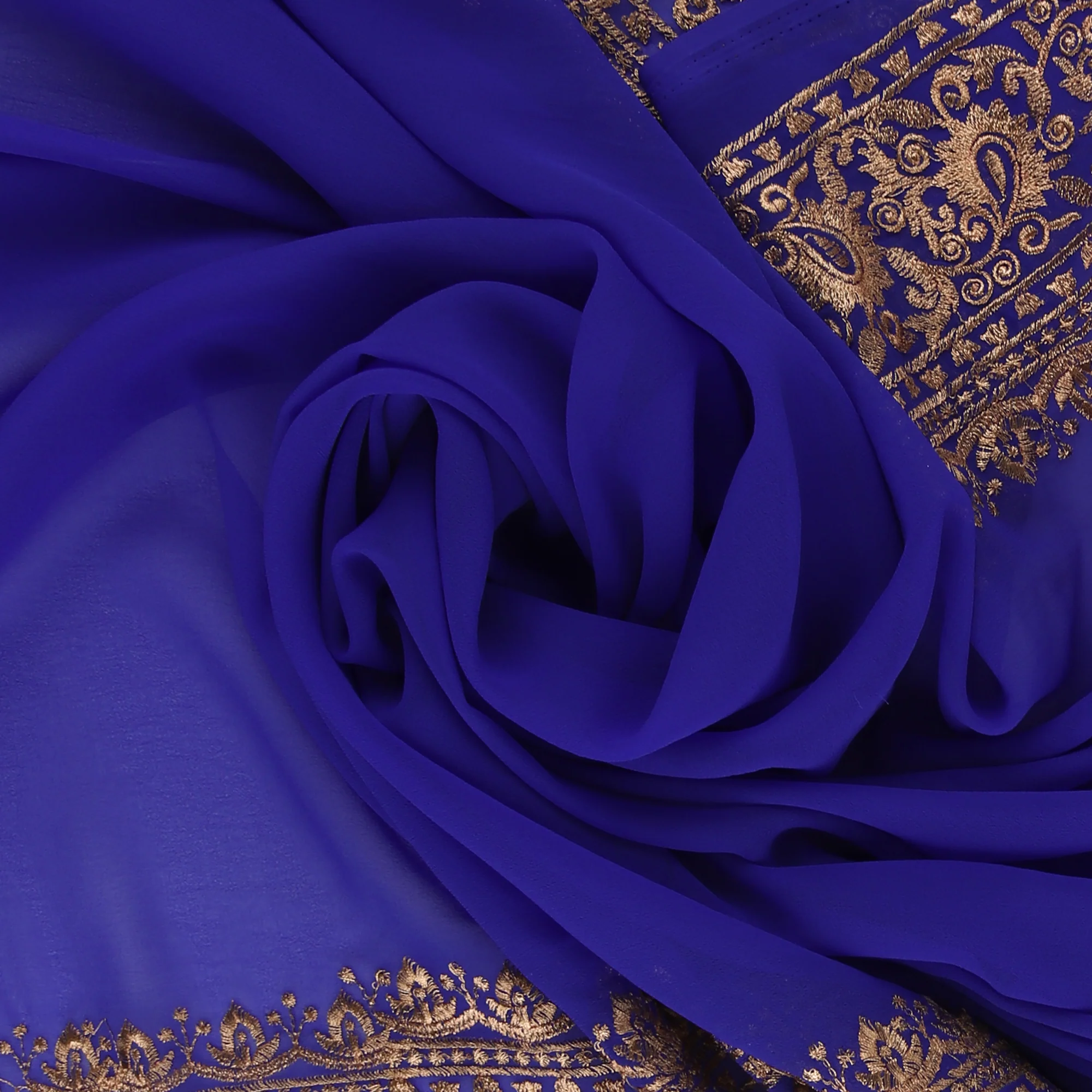 Metallic Chiffon - SONIA SARI - 001 - Indigo - Image 2