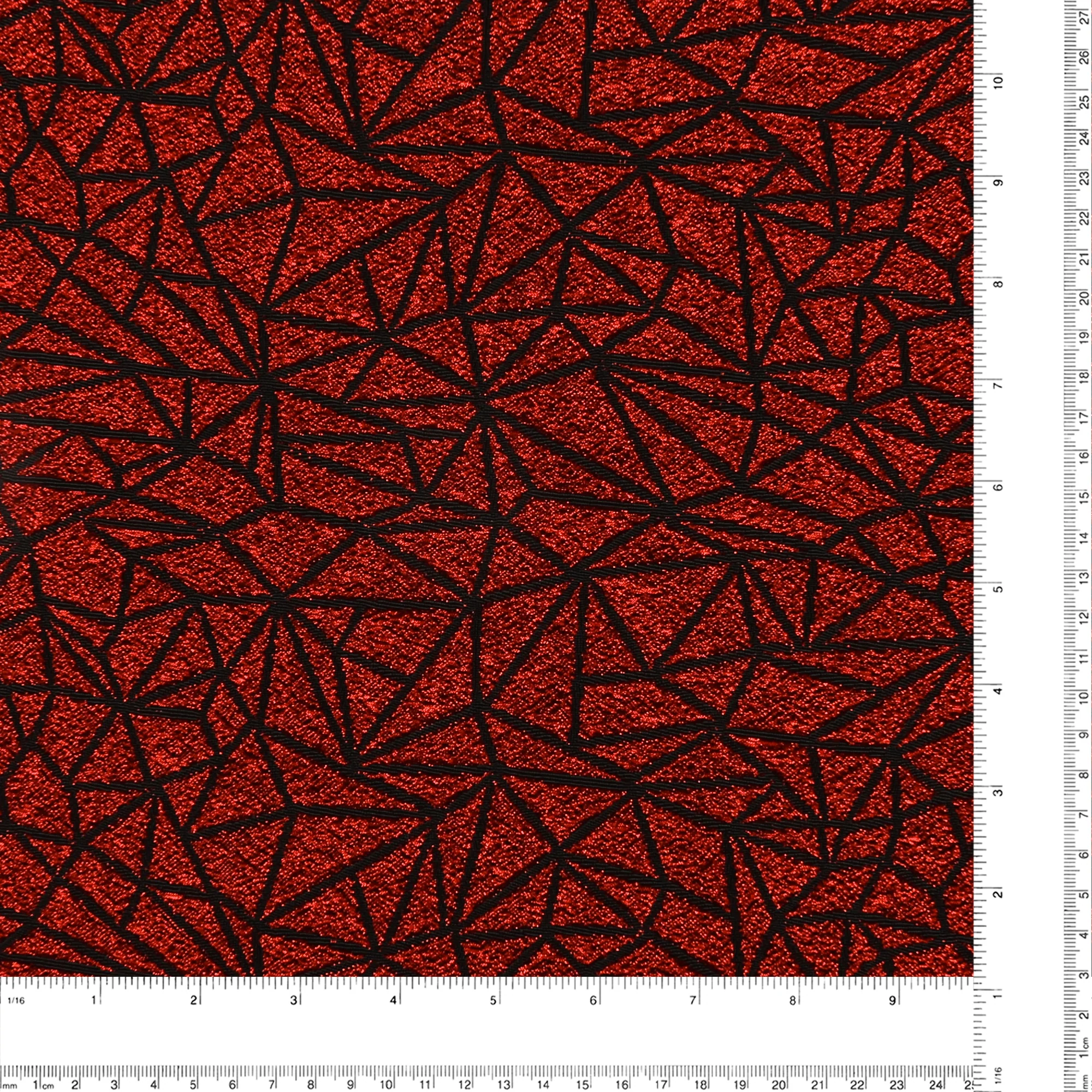 Metallic Knit - SOIREE - 001 - Red - Image 3