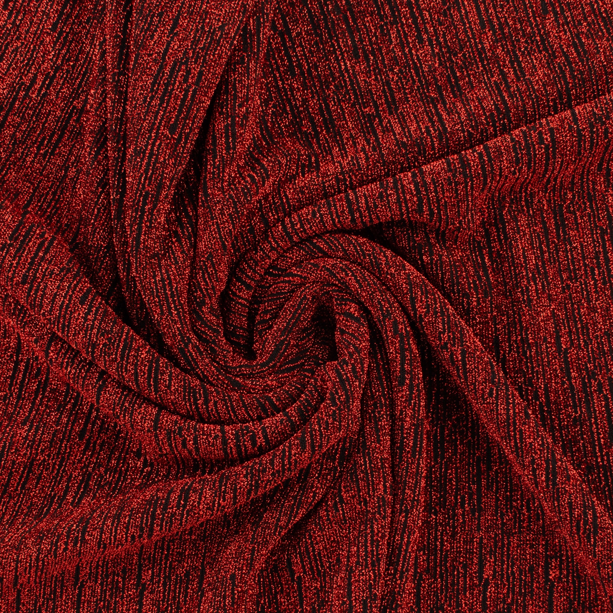 Metallic Knit - SOIREE - 002 - Red - Image 2