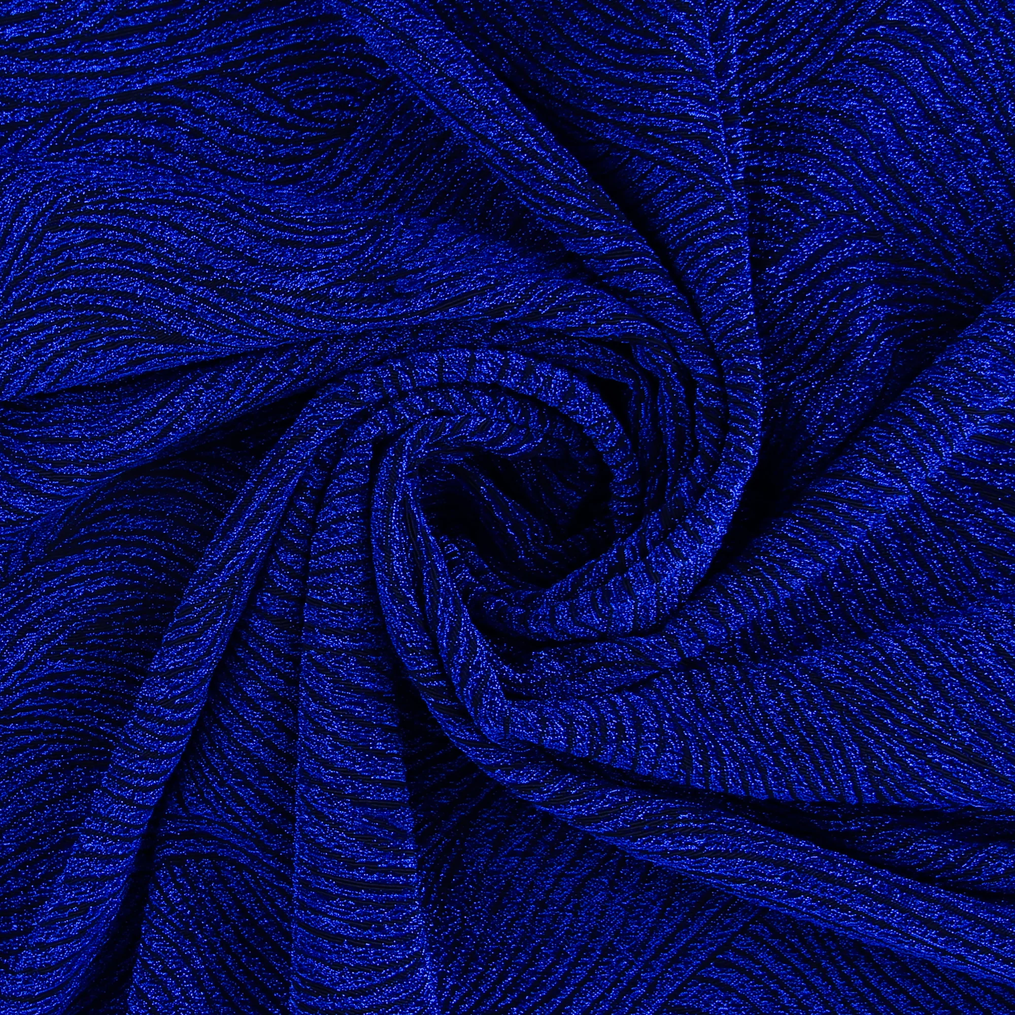 Metallic Knit - SOIREE - 003 - Royal - Image 2