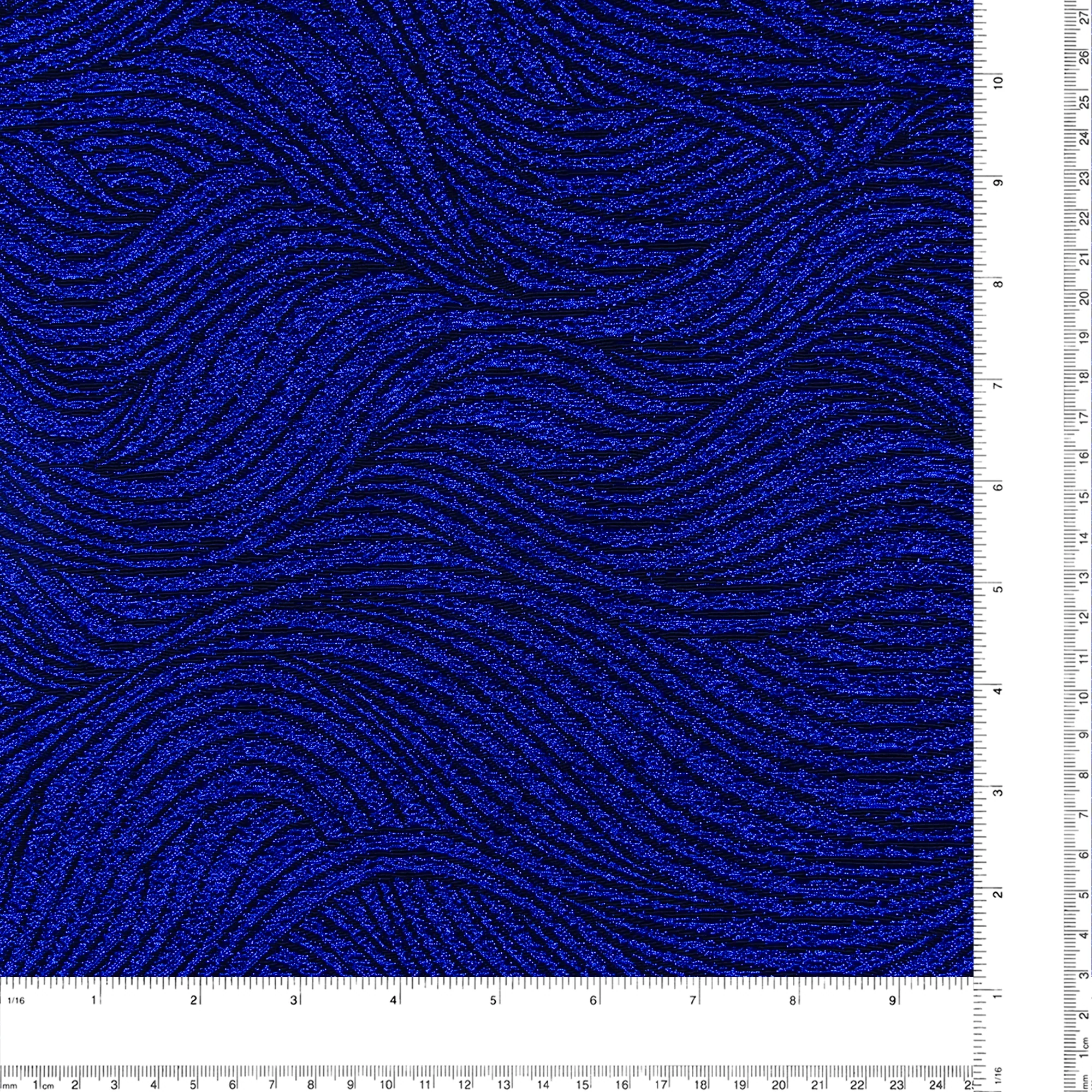 Metallic Knit - SOIREE - 003 - Royal - Image 3