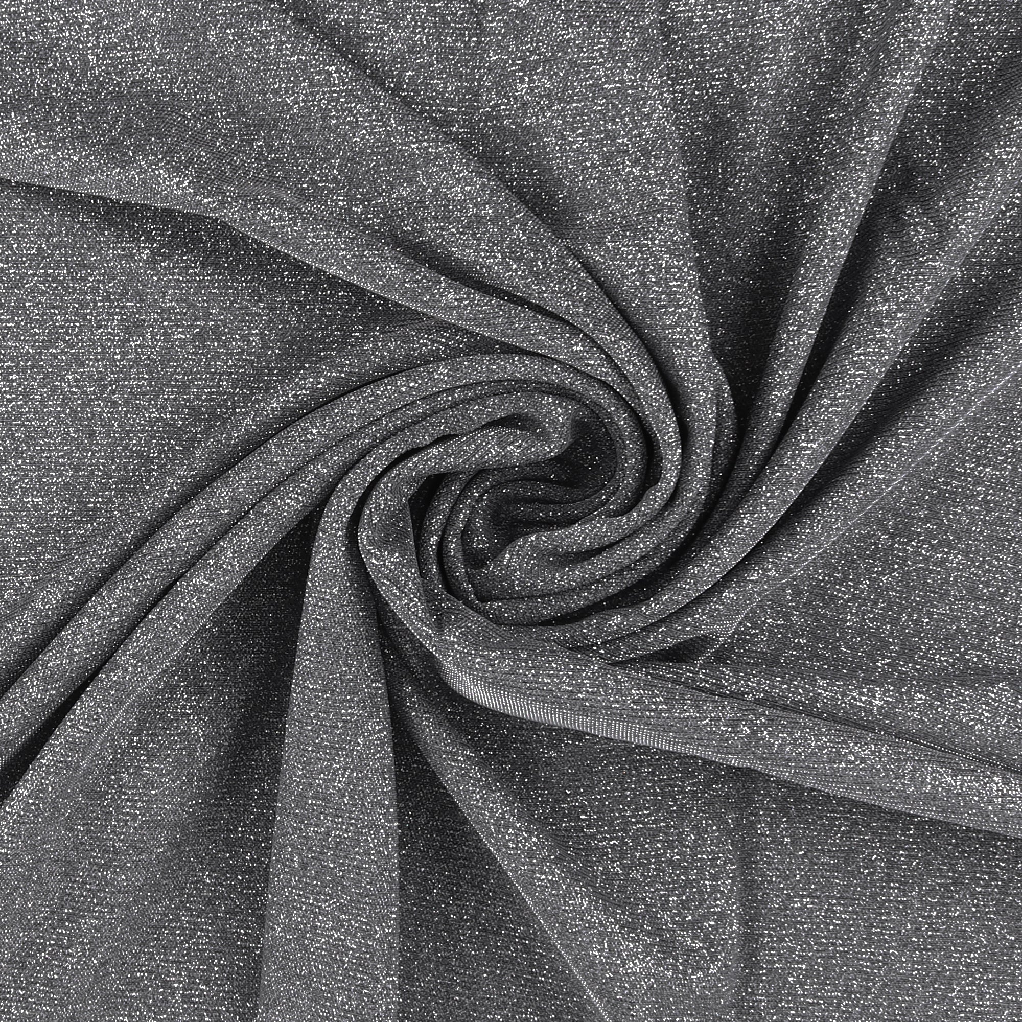 Metallic Knit - SOIREE - 007 - Silver - Image 2