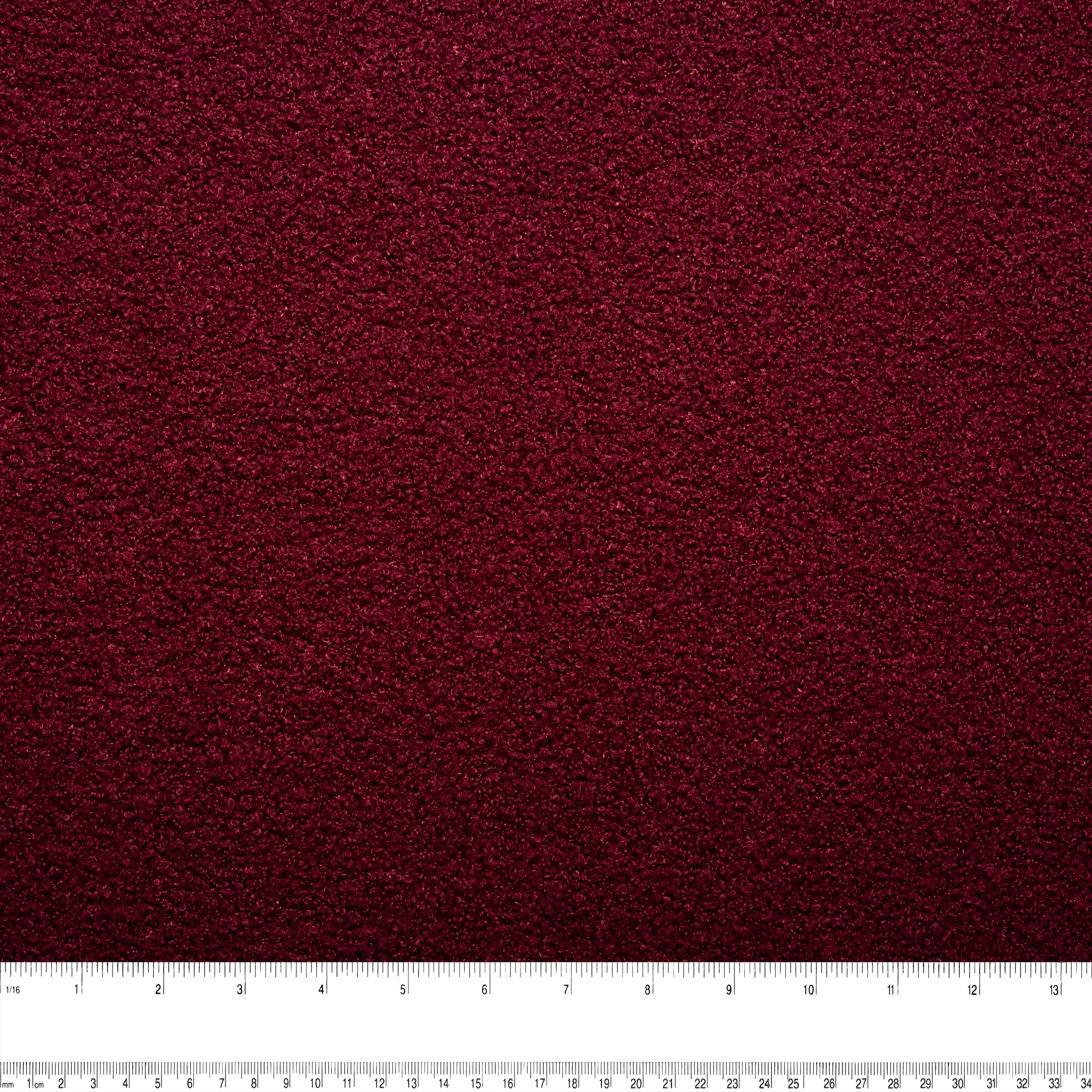Mini boucle knit - COZY - Burgundy - Image 3