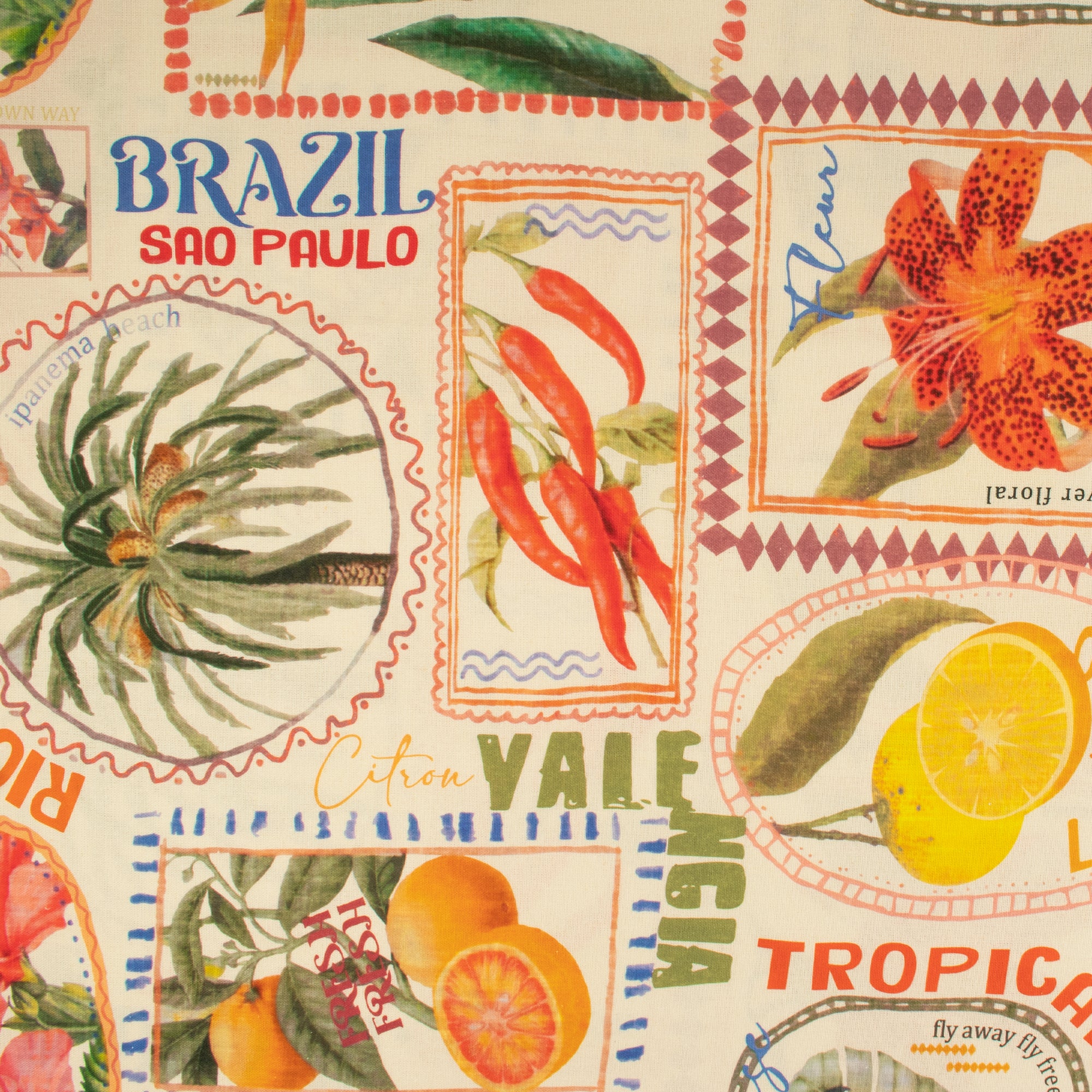 Mix of printed rayon and Linen  - SUMMER ESSENTIALS - 007 - Linen