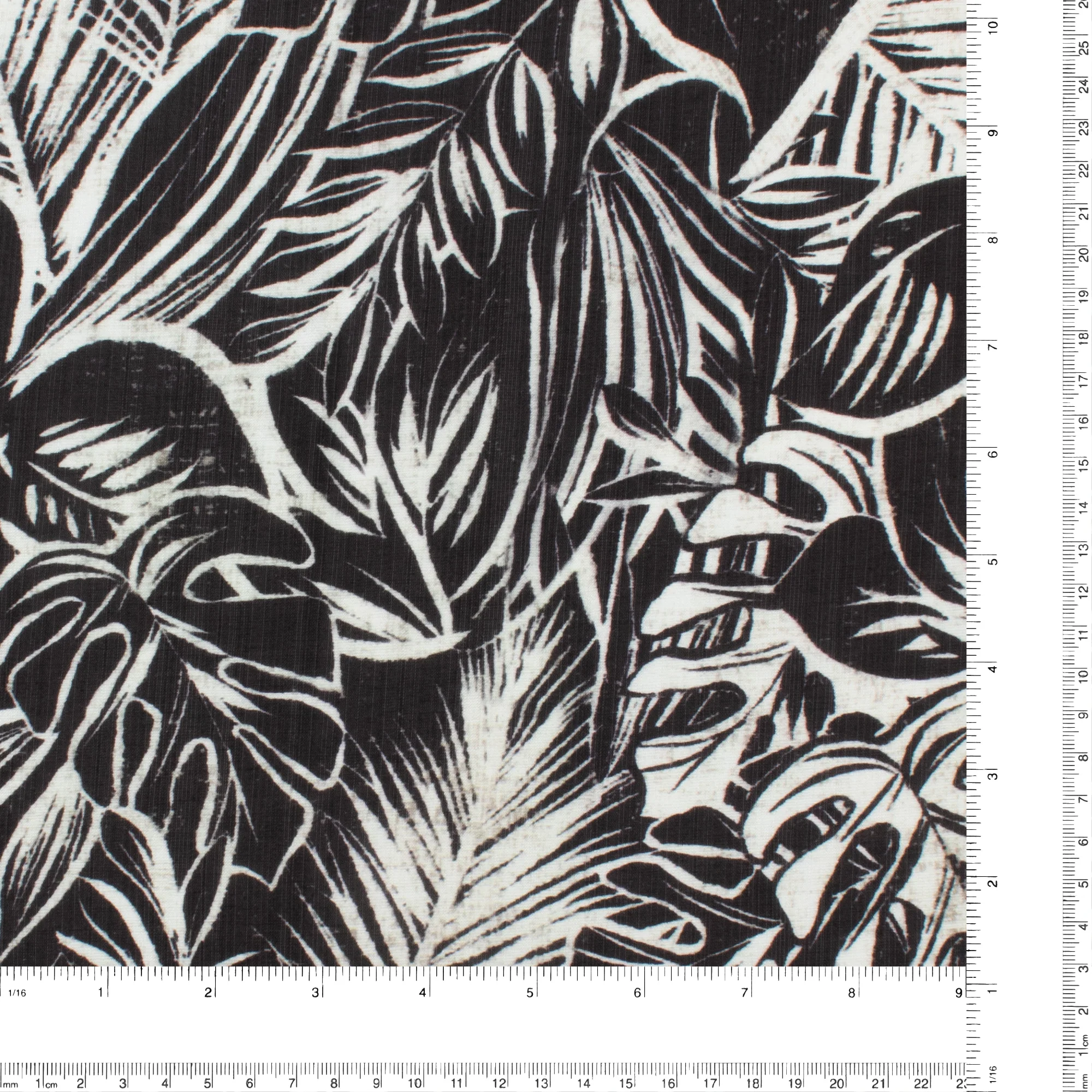 Mix of Printed Rayon and Nylon - HAVANA II - 003 - Black - Image 3