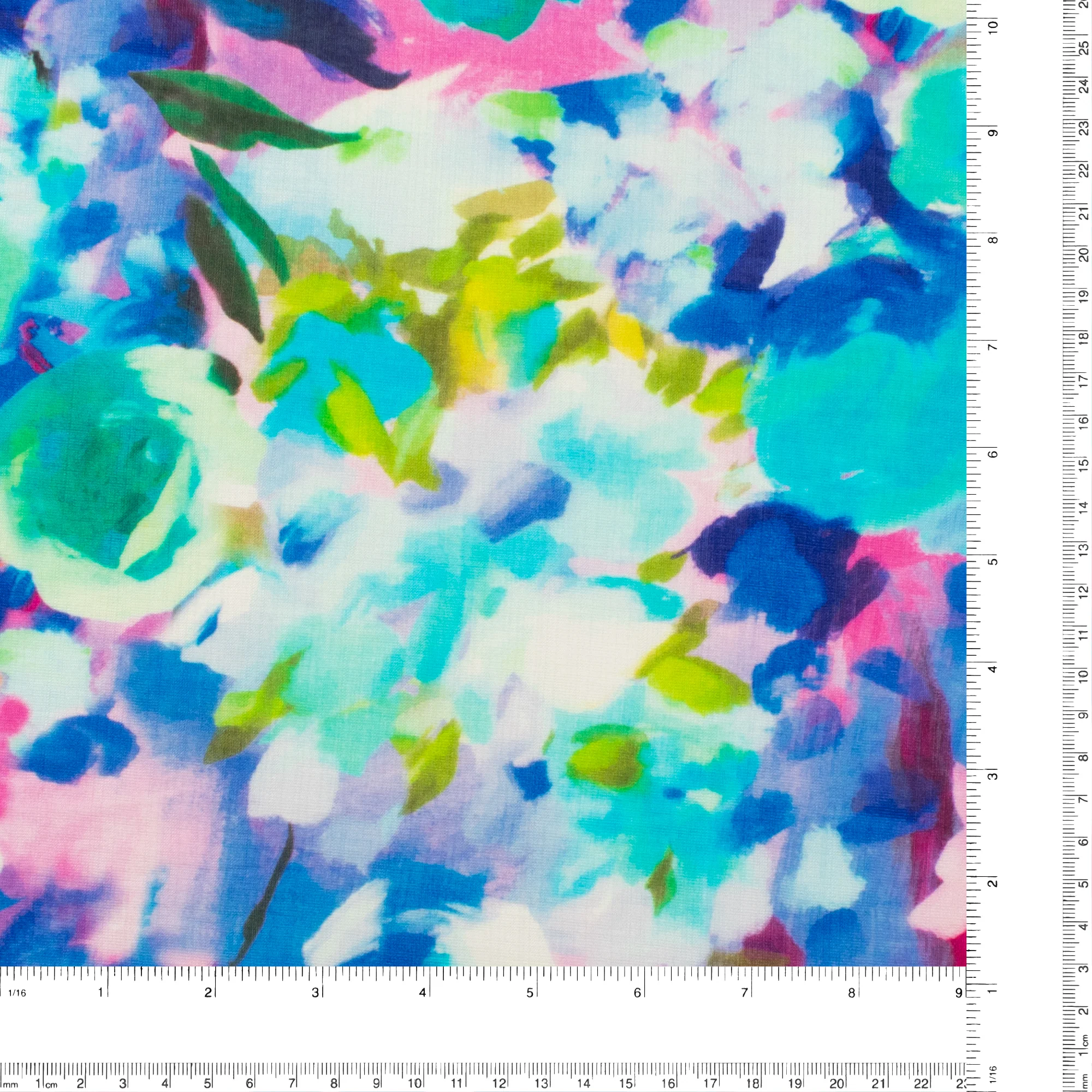 Mix of Printed Rayon and Nylon - HAVANA II - 005 - Hot Pink - Image 3