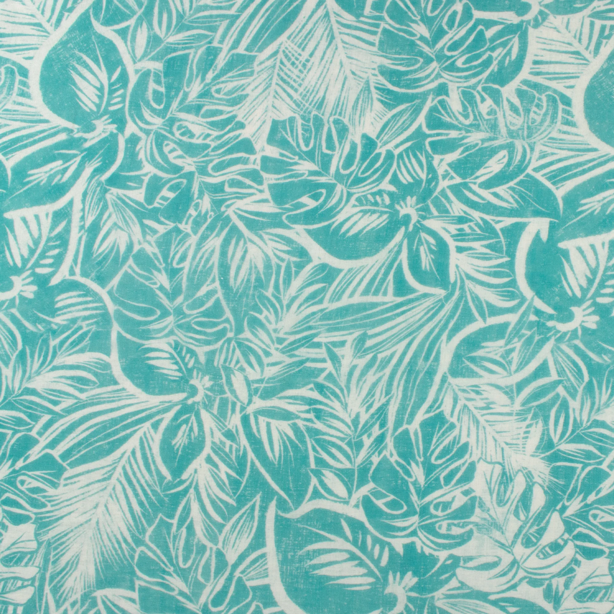 Mix of Printed Rayon and Nylon - HAVANA II - 006 - Turquoise