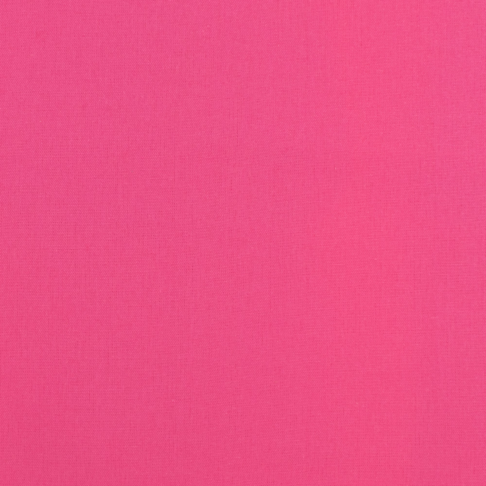 Mix of rayon and Linen Solid - BARBADOS - 010 - Hot Pink