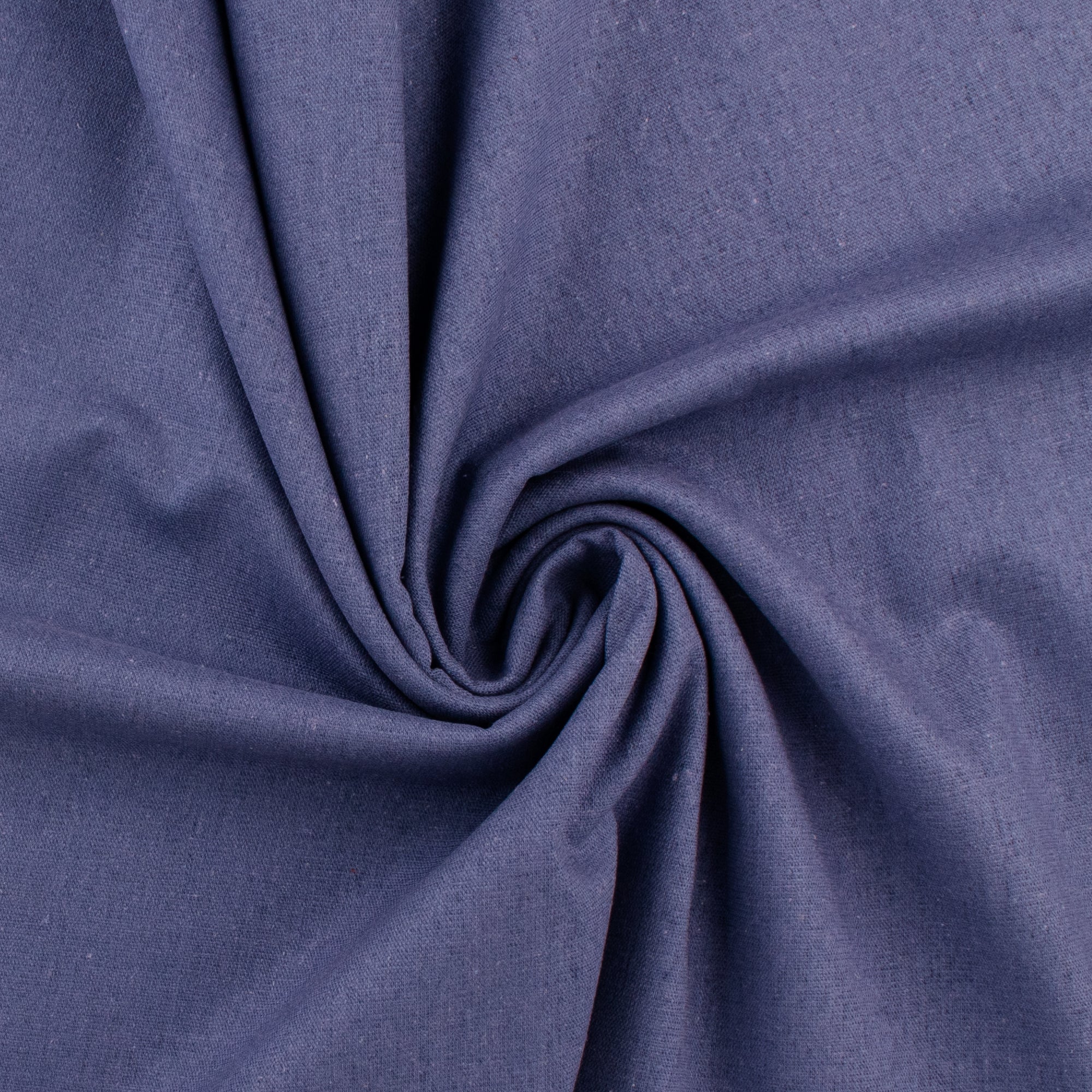 Mix of viscose, cotton and linen - MANSFIELD - 001 - Indigo - Image 2