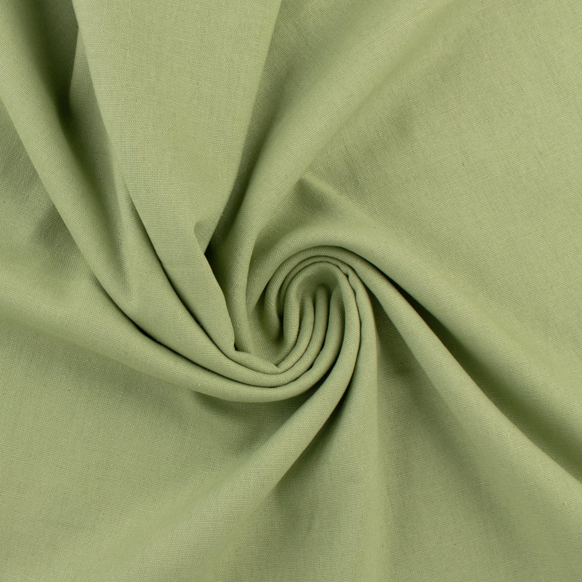 Mix of viscose, cotton and linen - MANSFIELD - 006 - Sage - Image 2